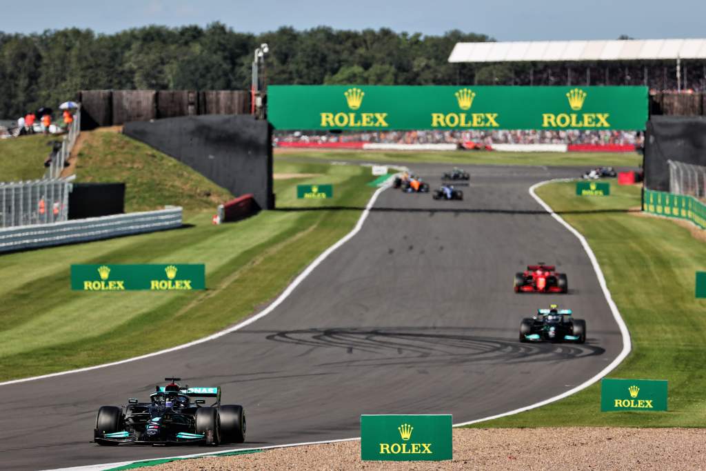 Lewis Hamilton Valtteri Bottas Mercedes F1 British GP Silverstone