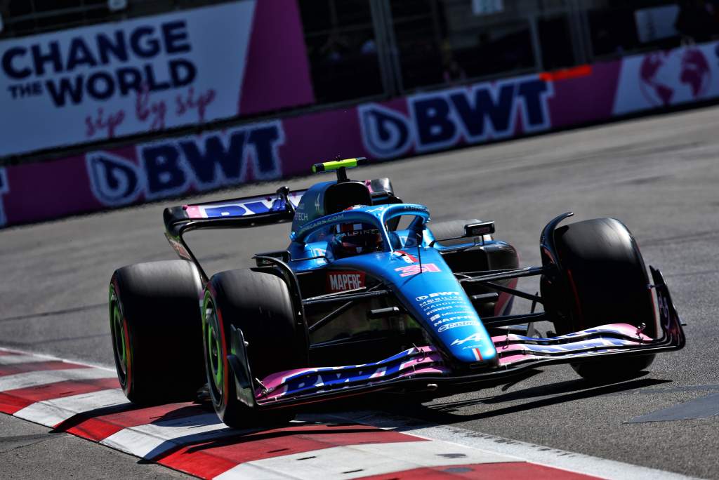 Esteban Ocon Alpine F1