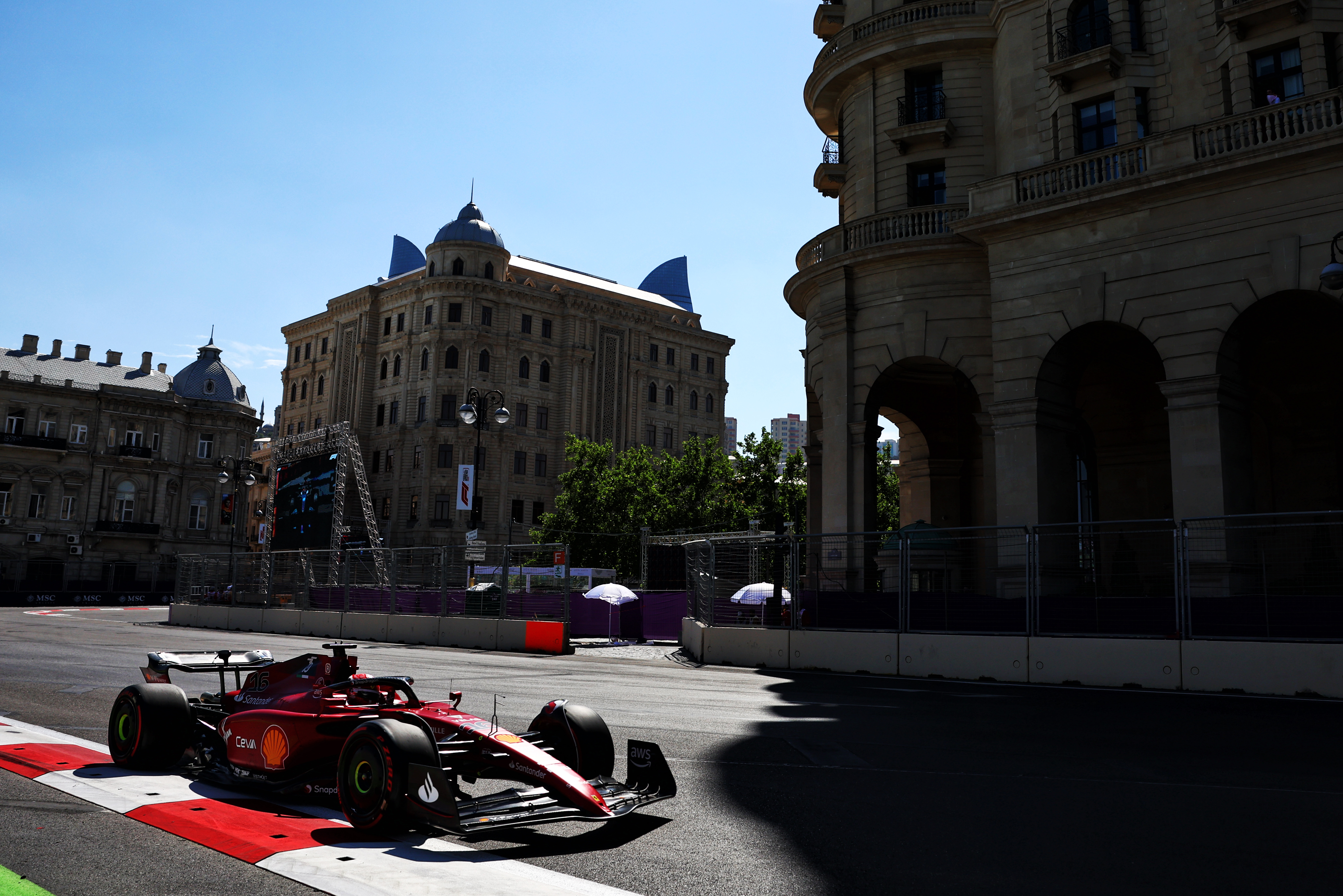 Motor Racing Formula One World Championship Azerbaijan Grand Prix Qualifying Day Baku, Azerbaijan