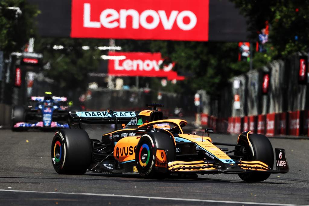 Daniel Ricciardo McLaren F1 Baku