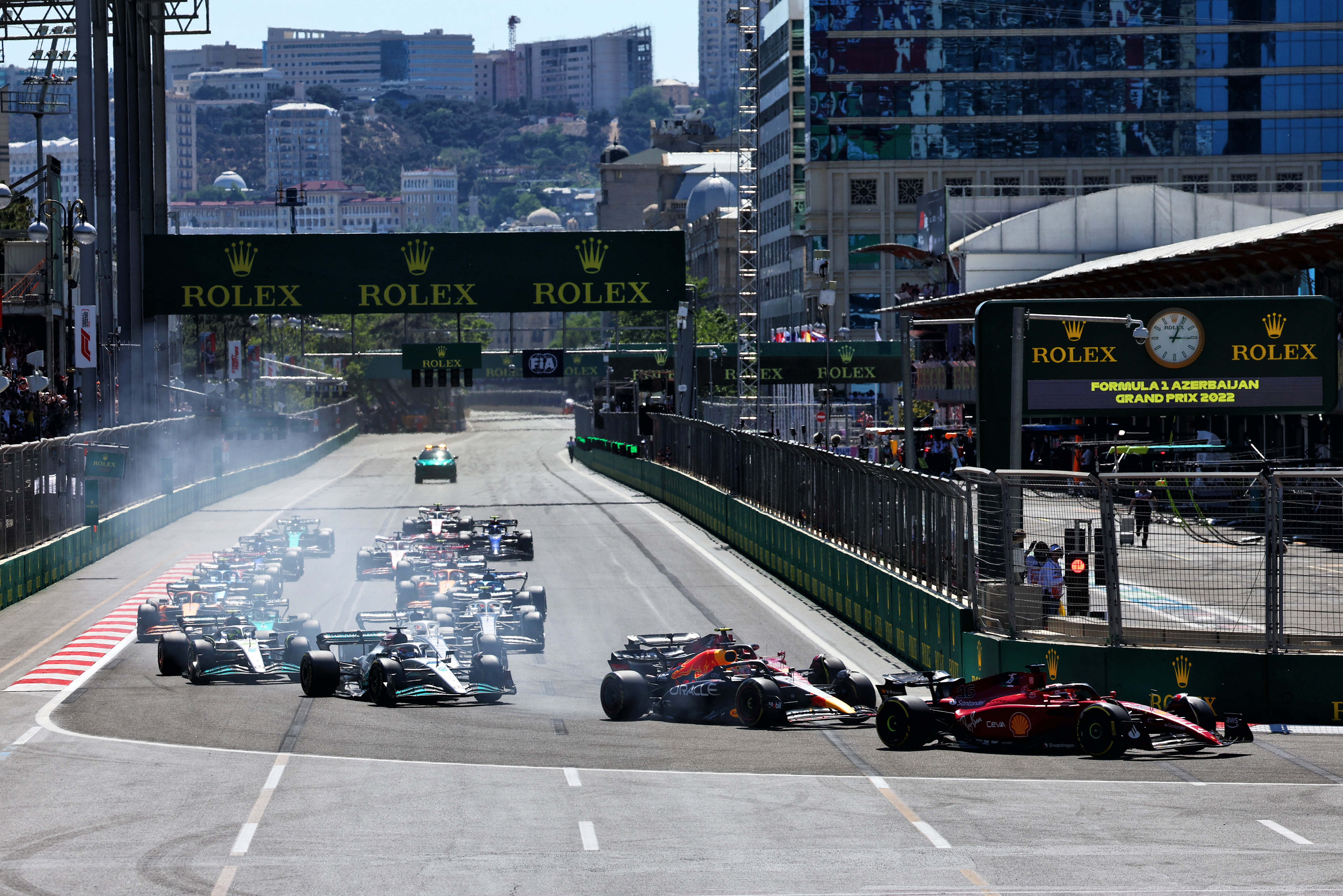 Motor Racing Formula One World Championship Azerbaijan Grand Prix Race Day Baku, Azerbaijan