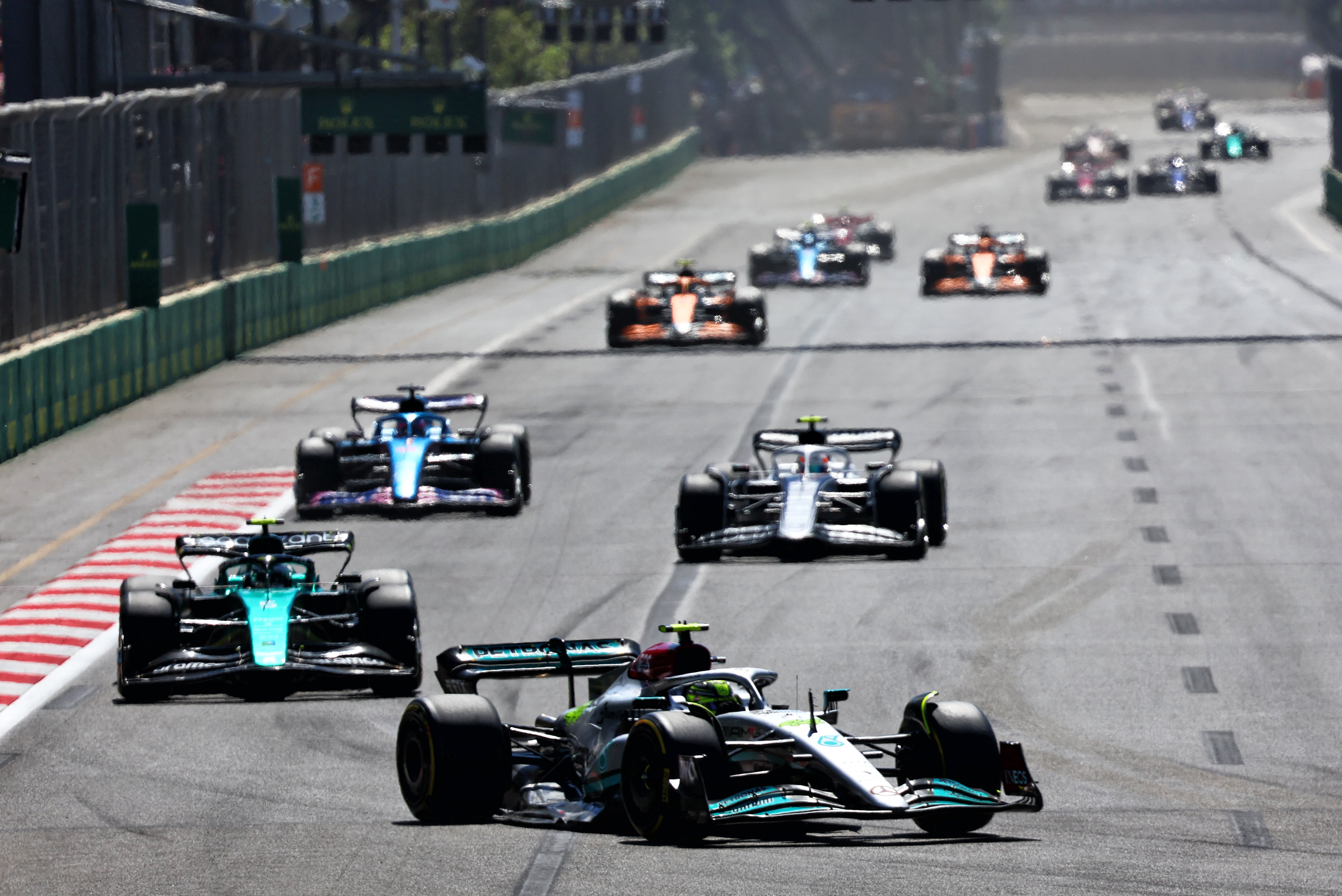 Motor Racing Formula One World Championship Azerbaijan Grand Prix Race Day Baku, Azerbaijan