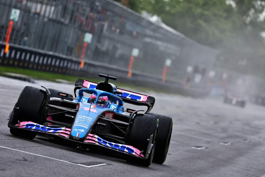 Fernando Alonso Alpine F1 Canadian GP