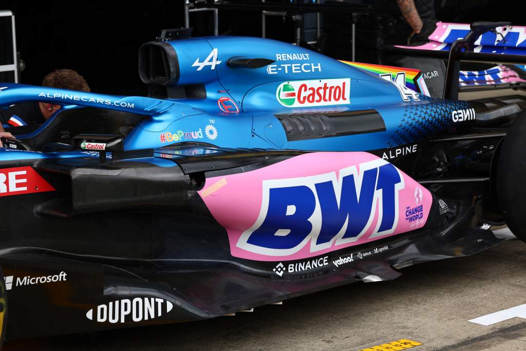 Alpine F1 upgrade British GP