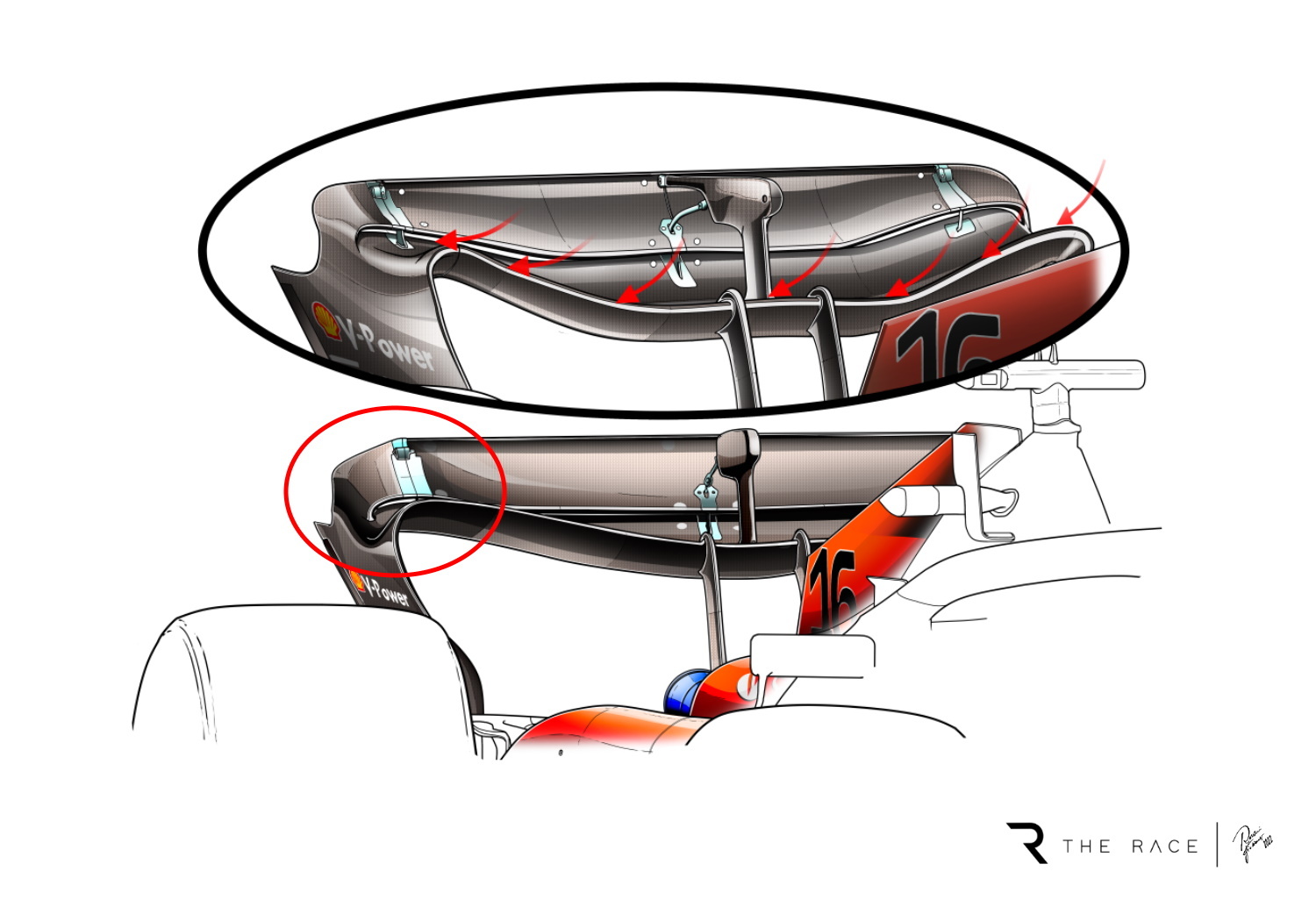 Gary Comparison Rear Wing F1 75 Canada Jpeg