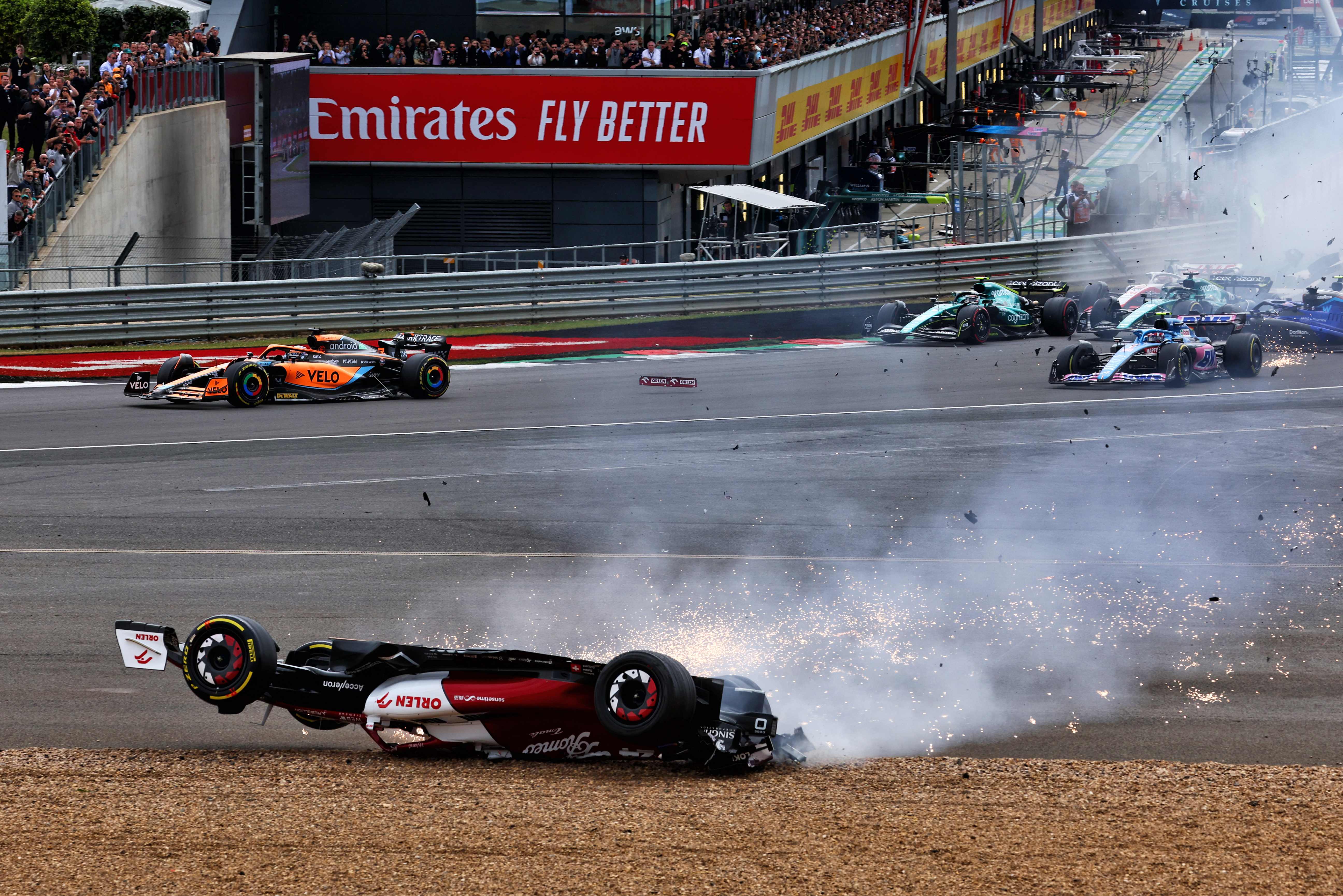 Motor Racing Formula One World Championship British Grand Prix Race Day Silverstone, England