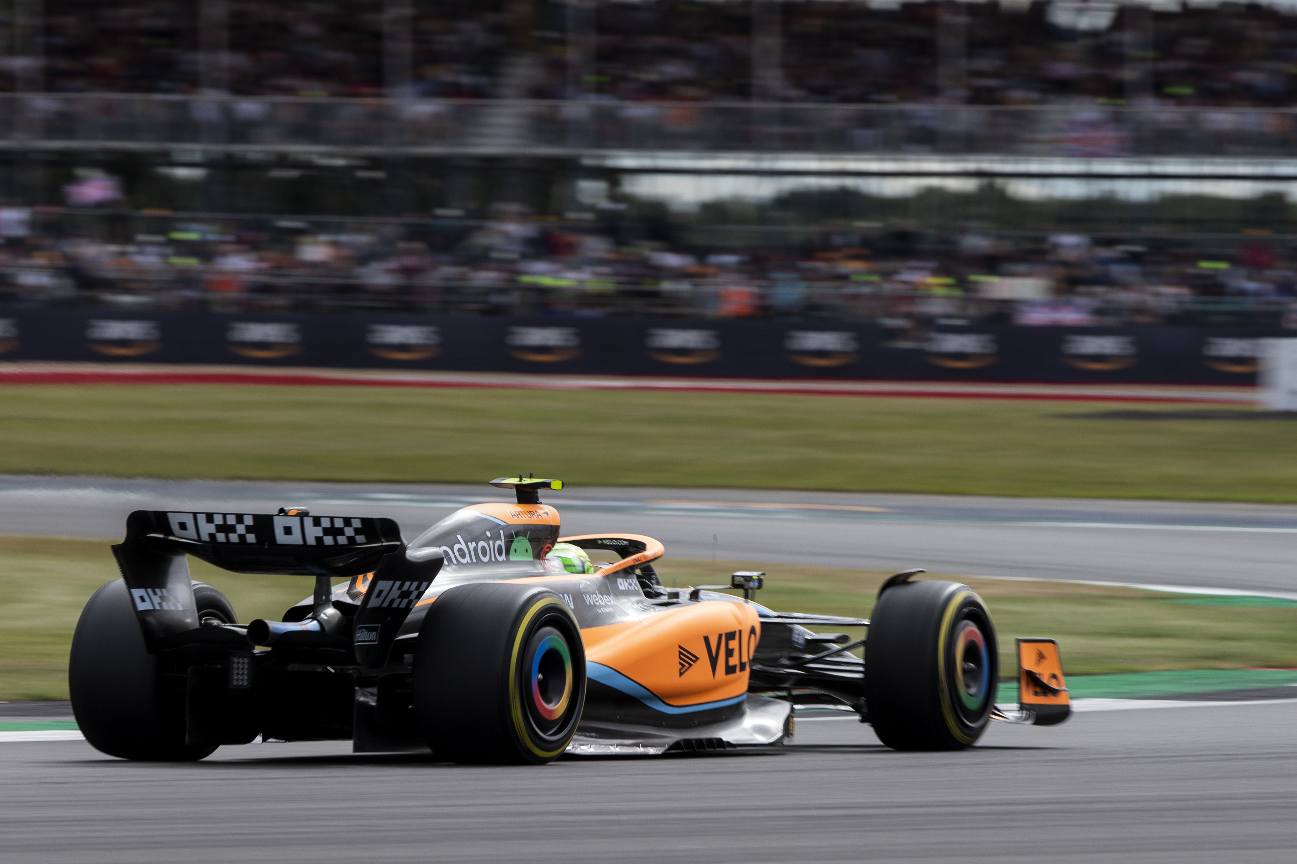 Lando Norris, Mclaren Mcl36 From Rear