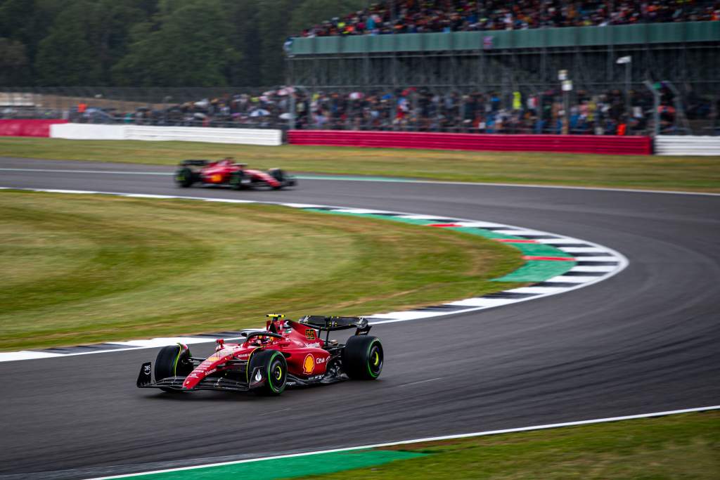 Carlos Sainz Charles Leclerc Ferrari F1 British GP Silverstone