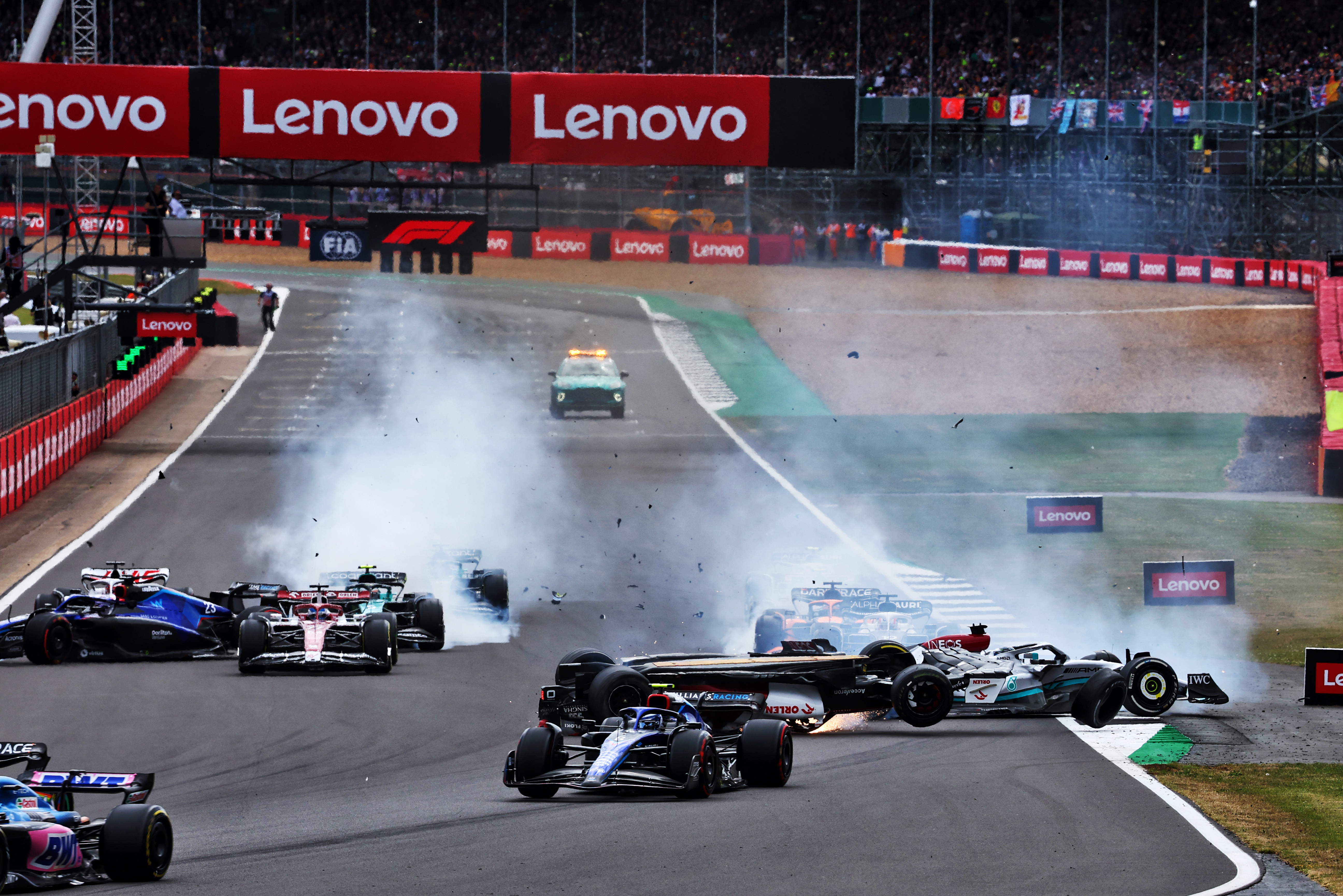 Motor Racing Formula One World Championship British Grand Prix Race Day Silverstone, England