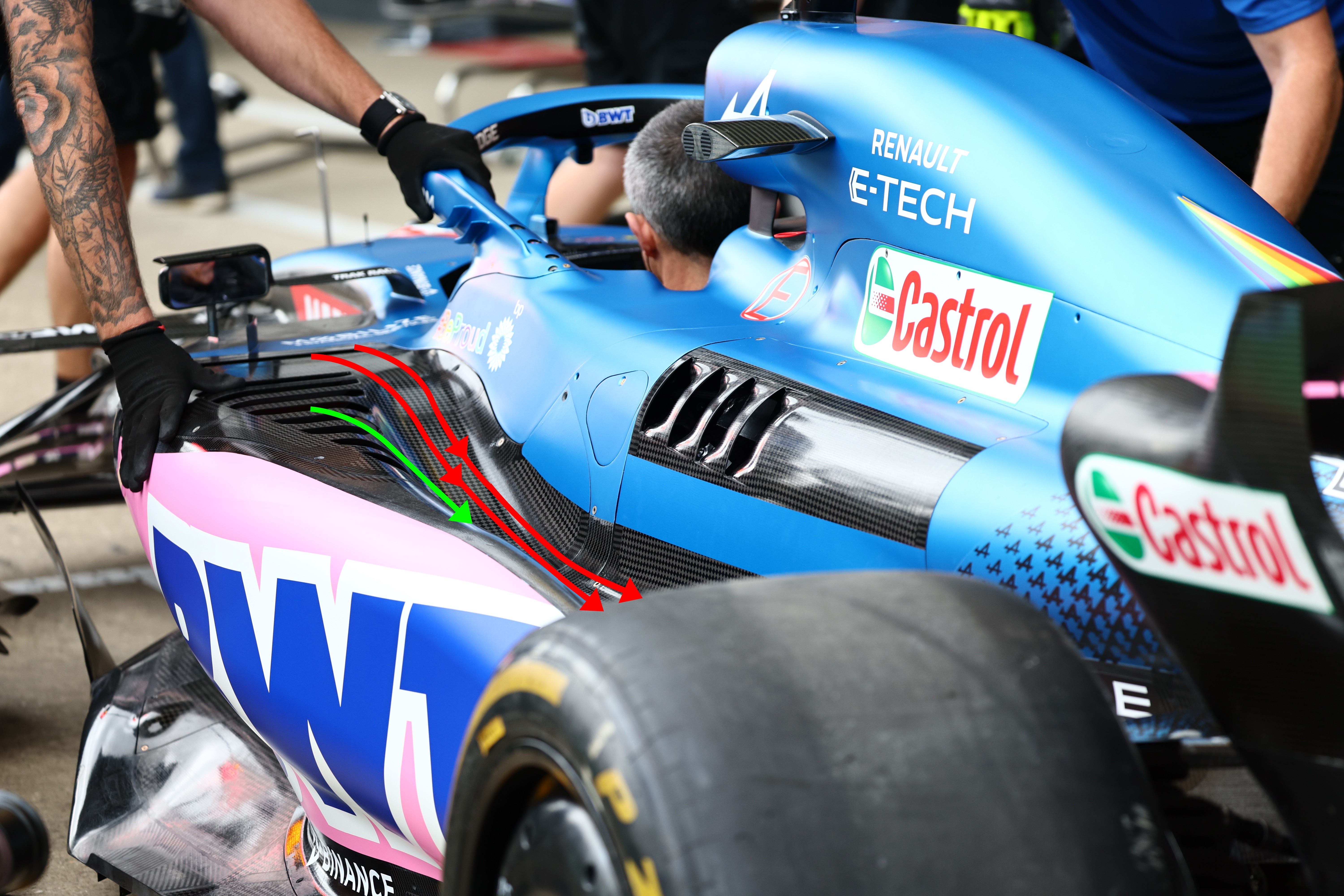 Motor Racing Formula One World Championship British Grand Prix Preparation Day Silverstone, England