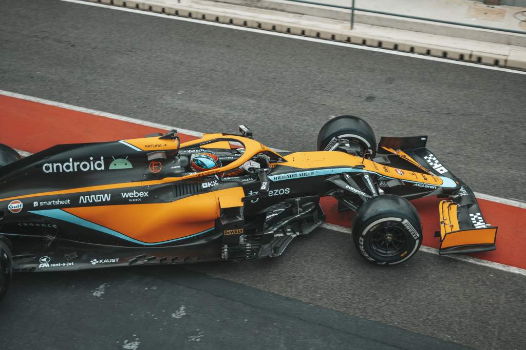 Colton Herta F1 McLaren Portimao test