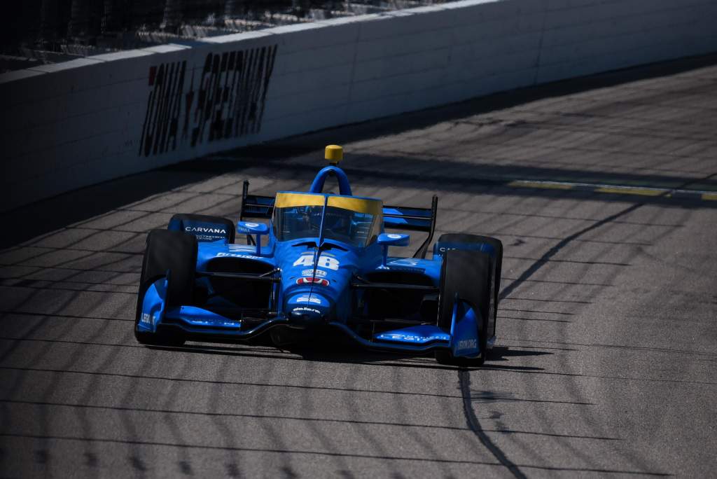 Jimmie Johnson Iowa test IndyCar