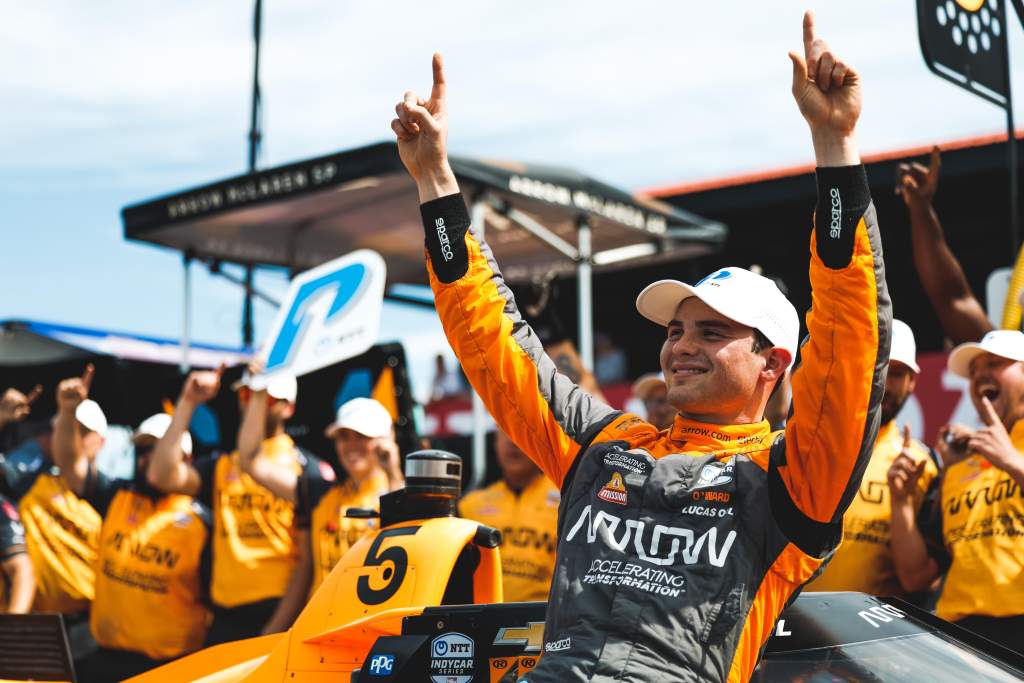 O’Ward gets first IndyCar pole of 2022 as title rivals flounder