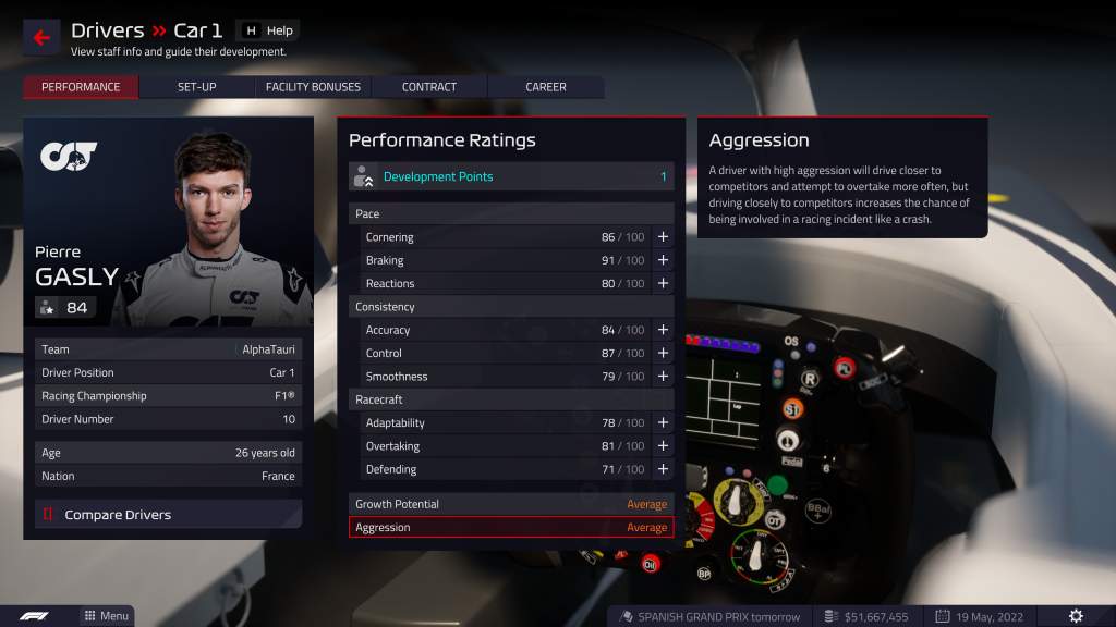 Driver ratings for F1 Manager 2022 revealed