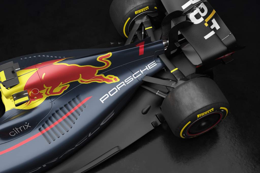 Red Bull Porsche F1 mock-up