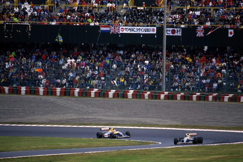 Riccardo Patrese Nigel Mansell Williams F1