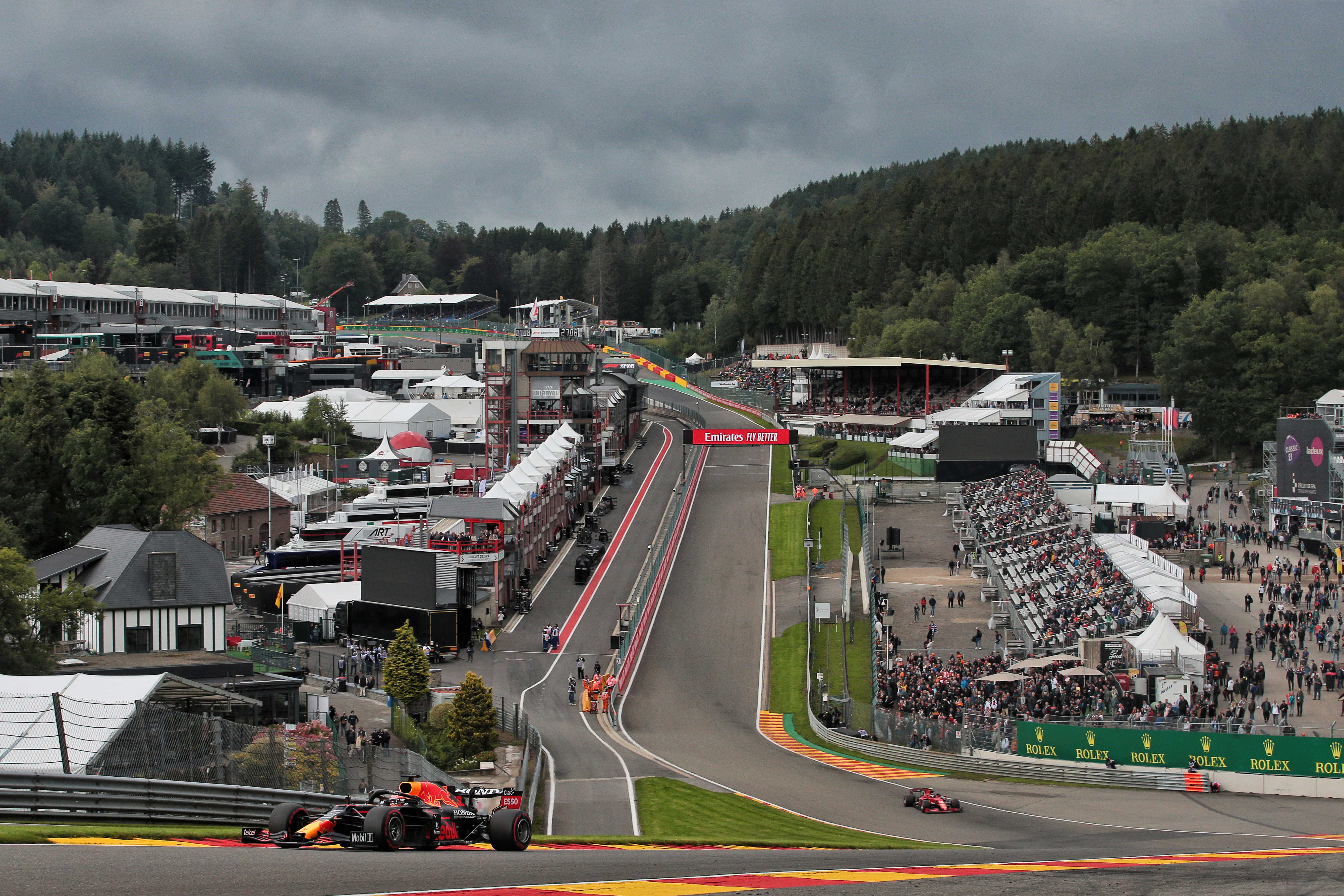 Motor Racing Formula One World Championship Belgian Grand Prix Practice Day Spa Francorchamps, Belgium