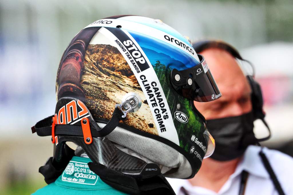Sebastian Vettel F1 helmet
