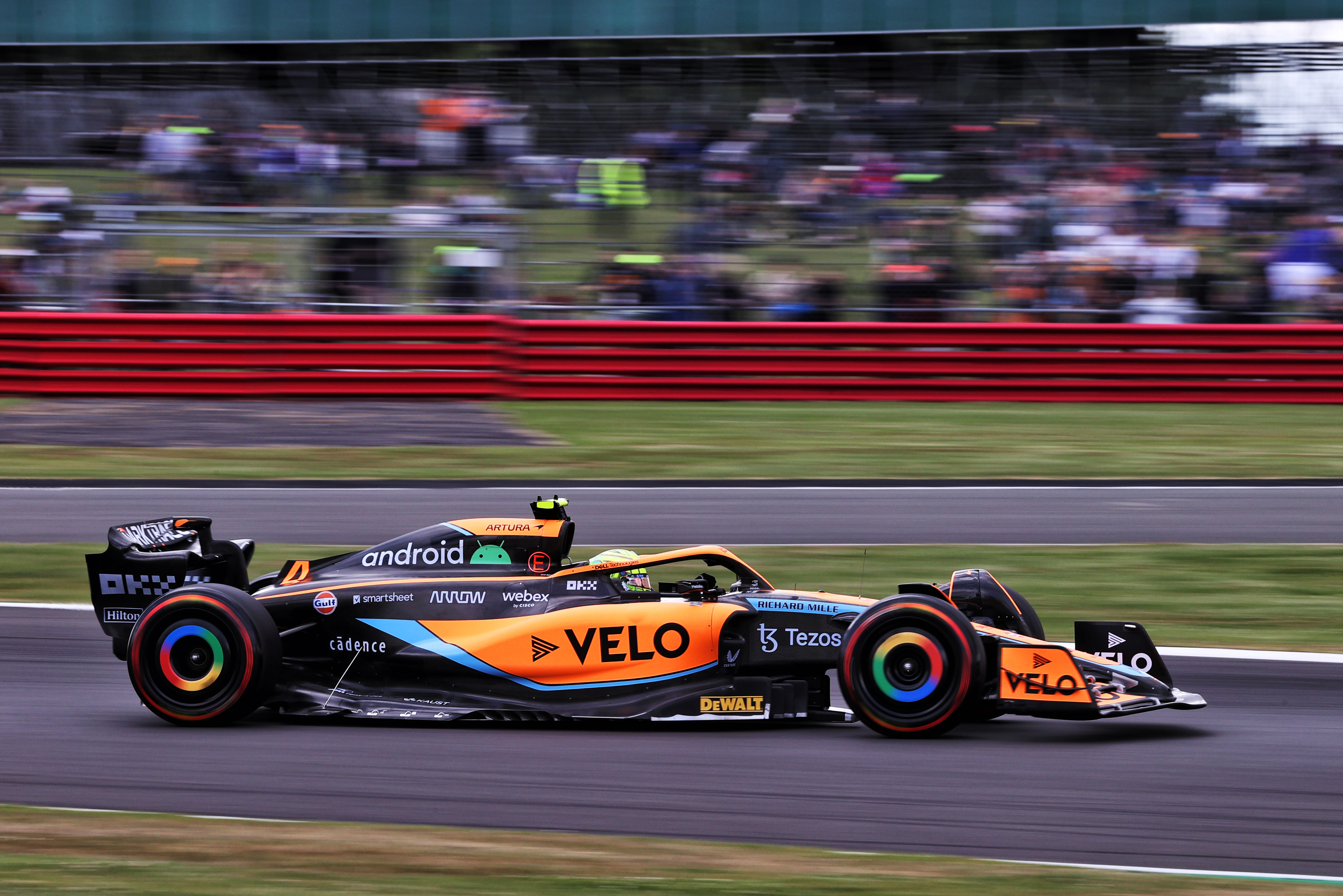 Motor Racing Formula One World Championship British Grand Prix Practice Day Silverstone, England