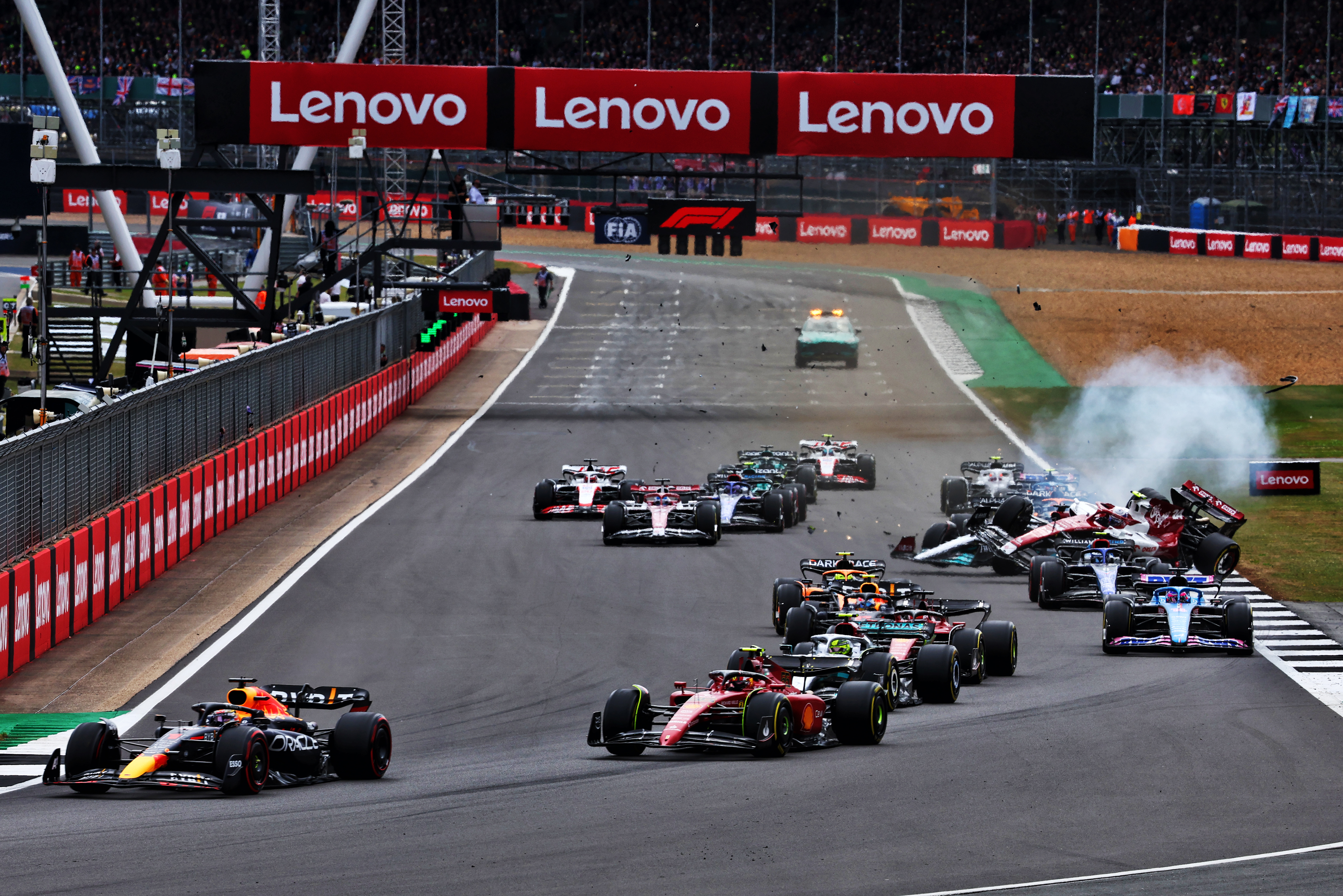 Carlos Sainz takes his first F1 win in Silverstone thriller