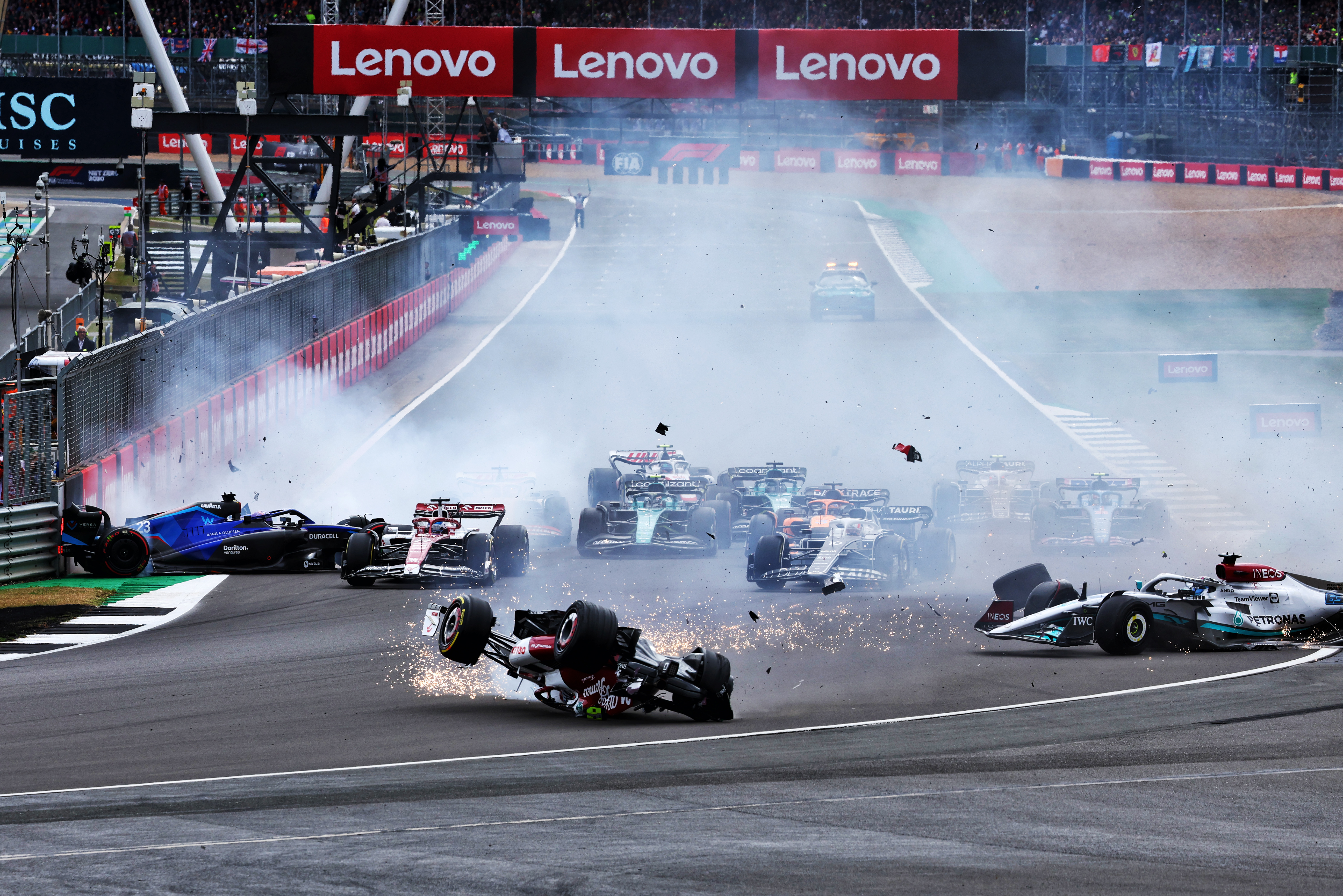 Motor Racing Formula One World Championship British Grand Prix Race Day Silverstone, England