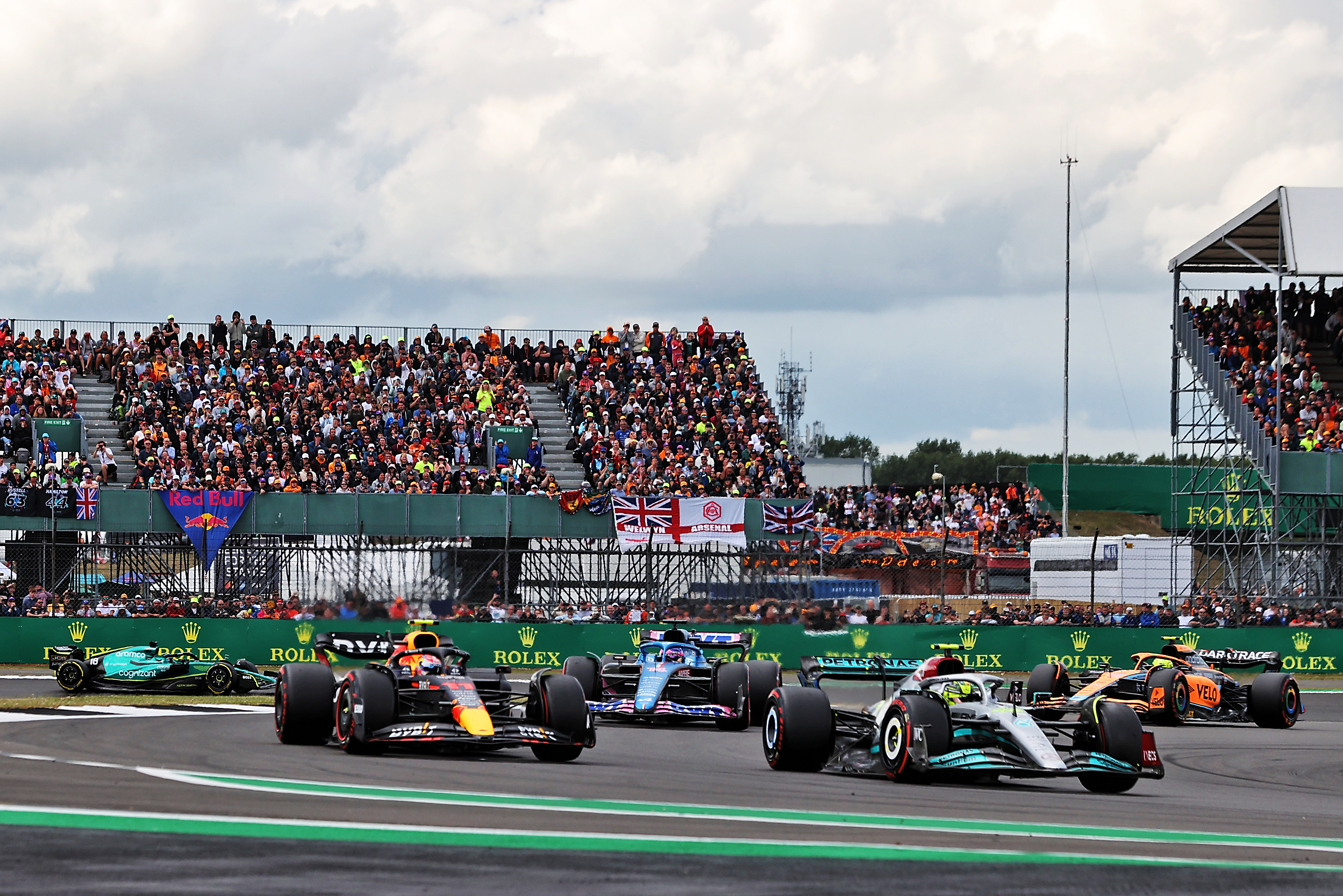 Motor Racing Formula One World Championship British Grand Prix Race Day Silverstone, England