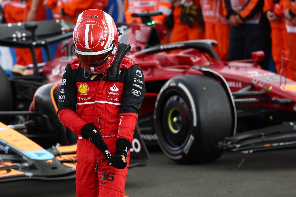 Charles Leclerc Ferrari F1 British GP Silverstone