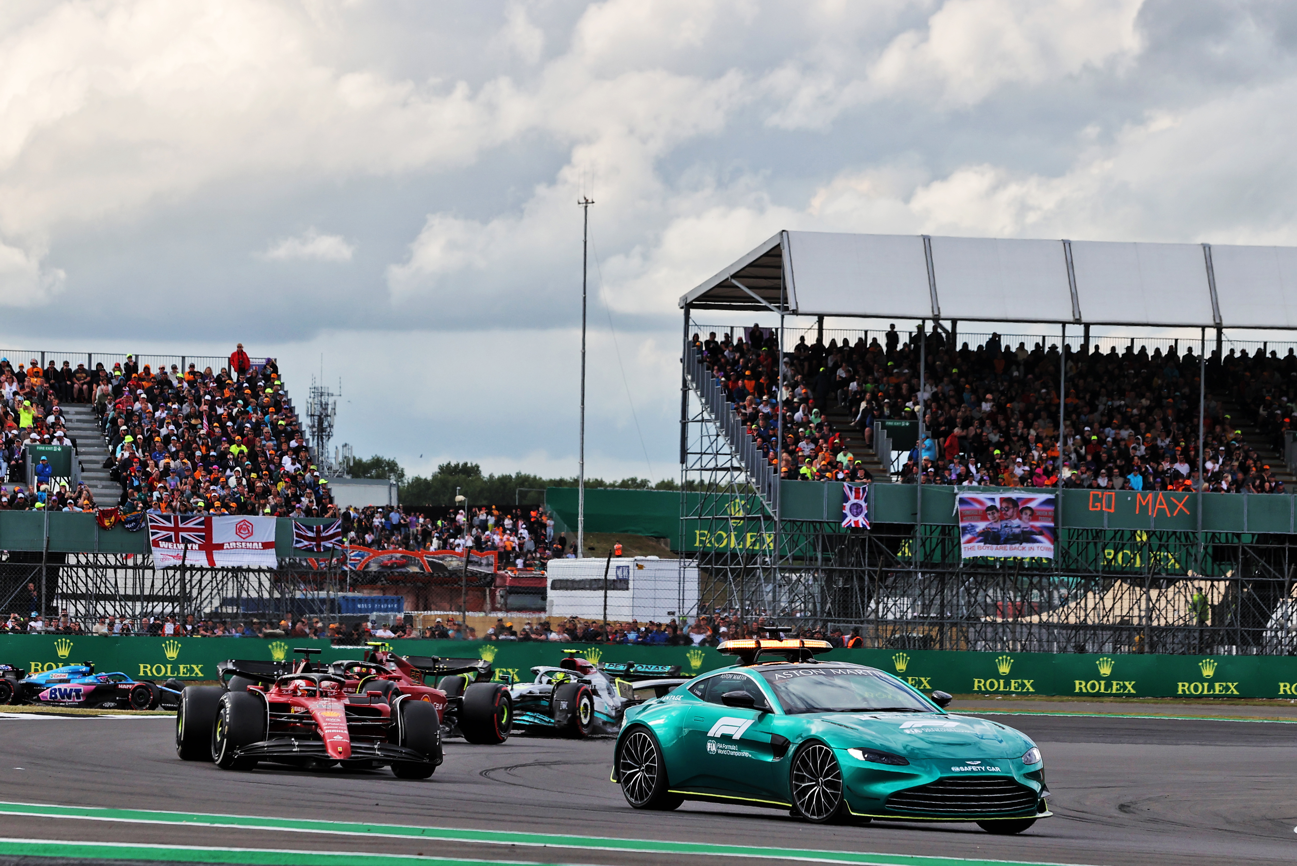 Motor Racing Formula One World Championship British Grand Prix Race Day Silverstone, England