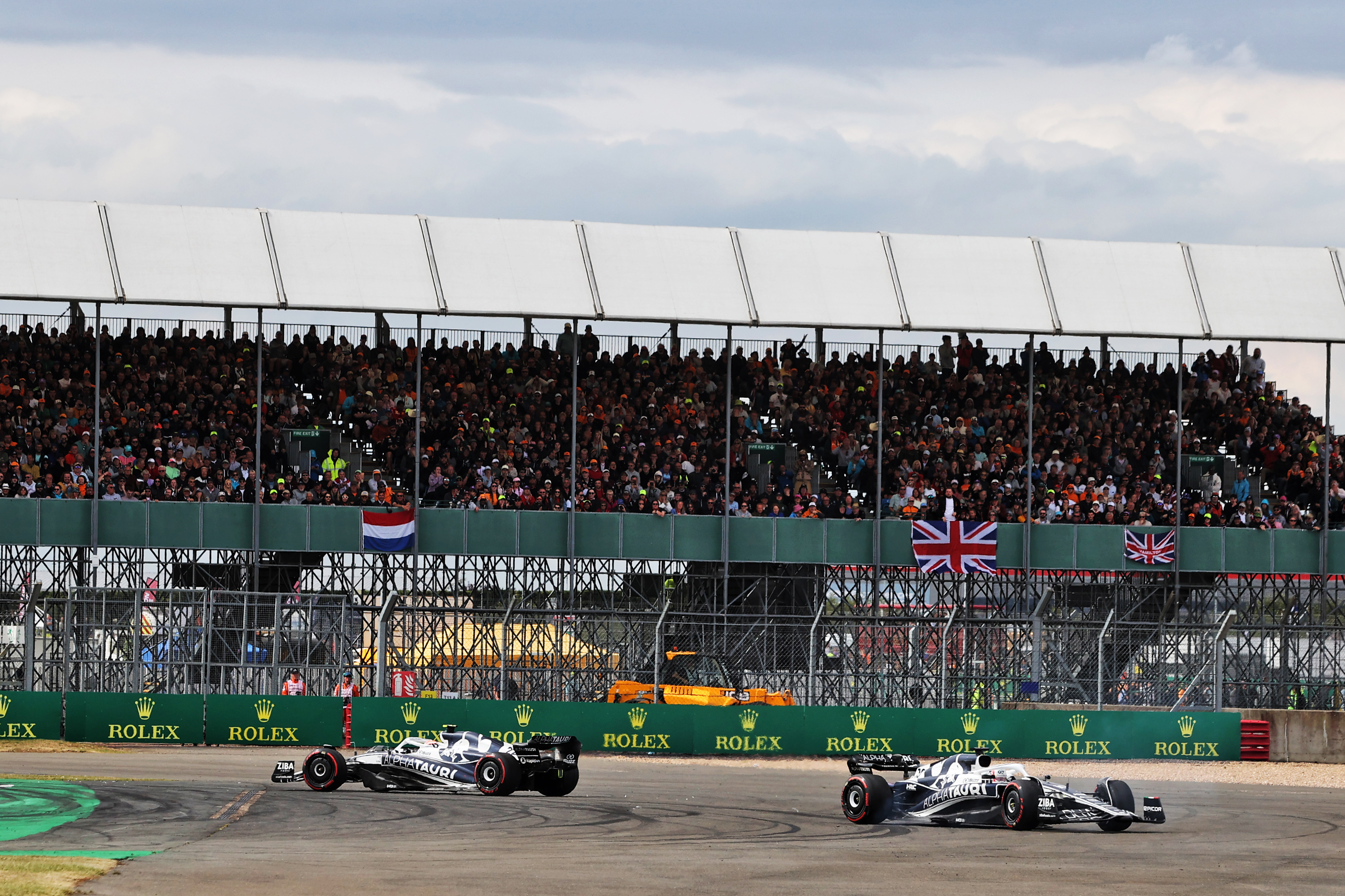 Yuki Tsunoda AlphaTauri Pierre Gasly F1 British GP