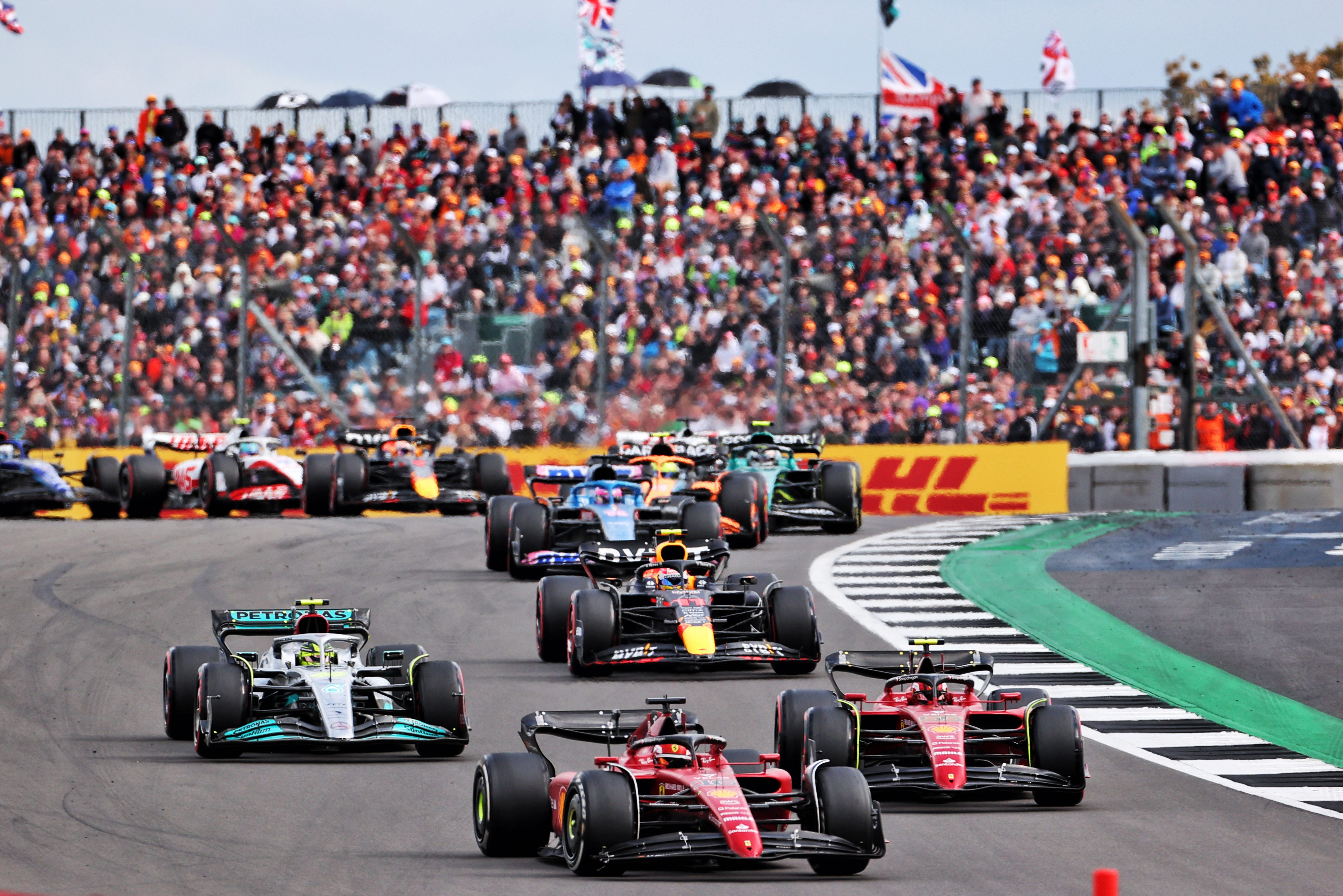 Motor Racing Formula One World Championship British Grand Prix Race Day Silverstone, England