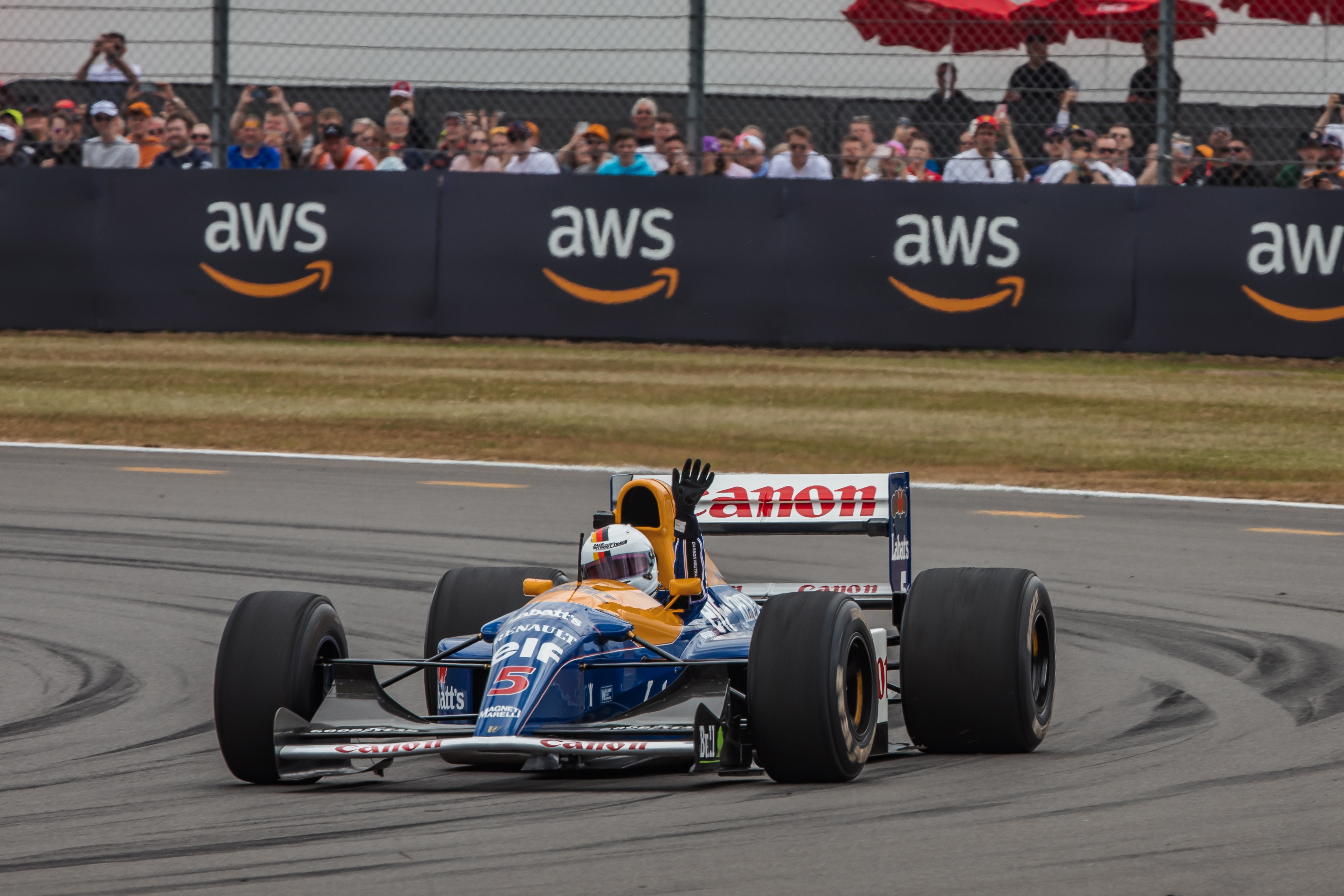 Motor Racing Formula One World Championship British Grand Prix Race Day Silverstone, England