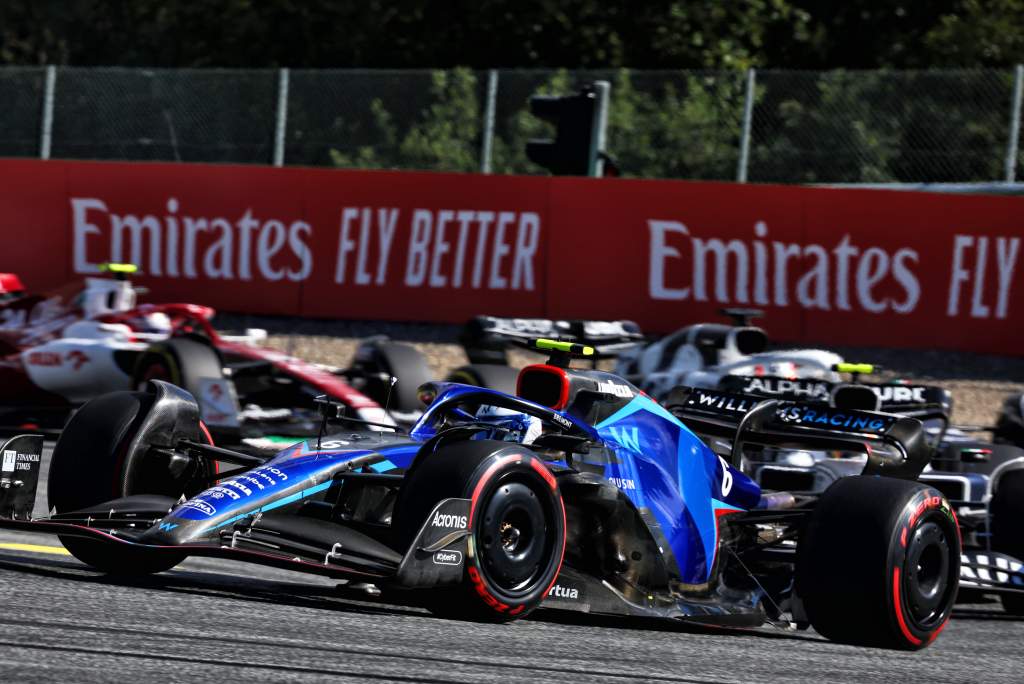 Nicholas Latifi Williams F1 Austrian GP sprint