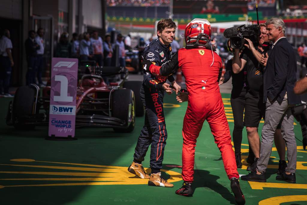 Max Verstappen Charles Leclerc Austrian GP F1