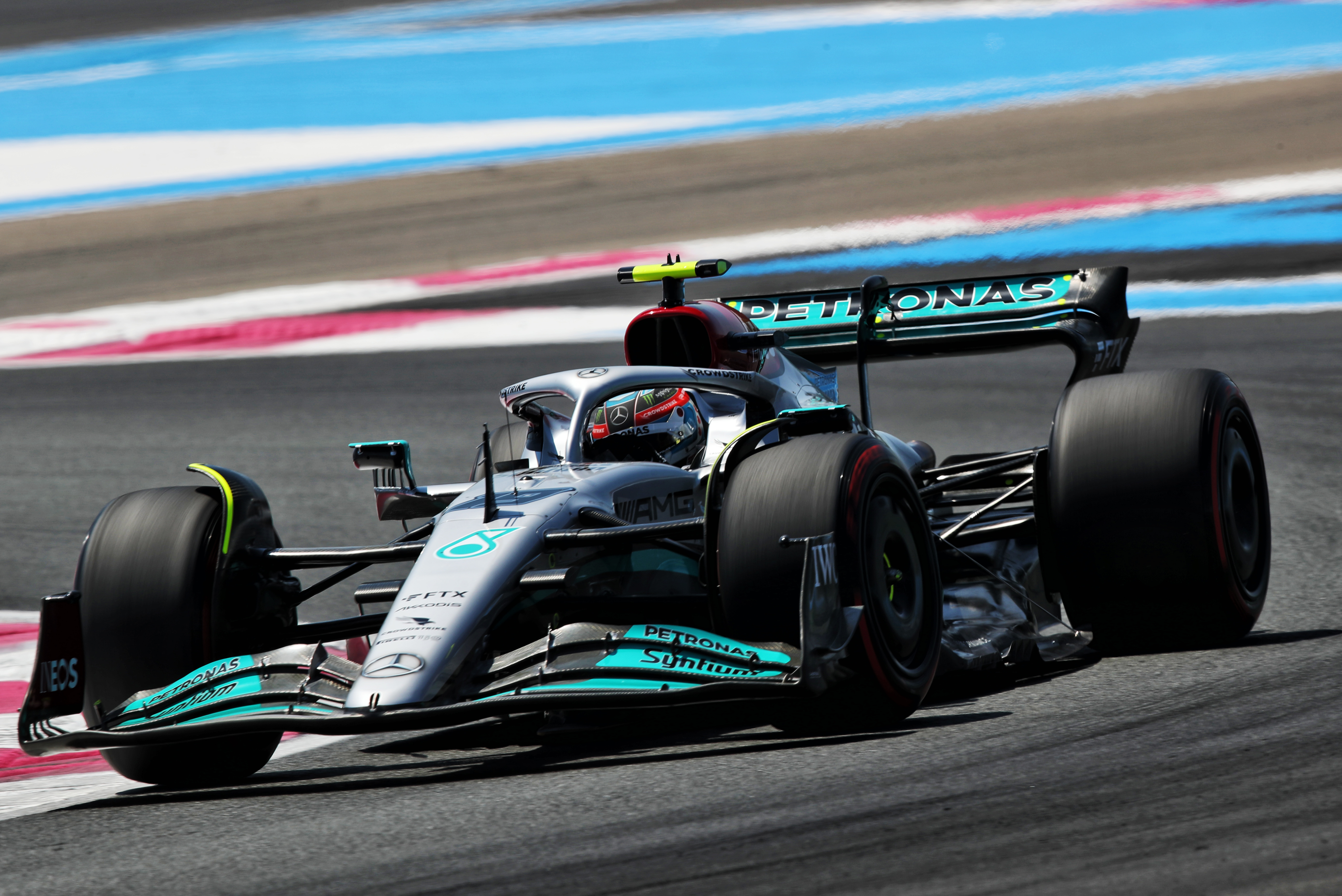 What happened in first French Grand Prix F1 practice