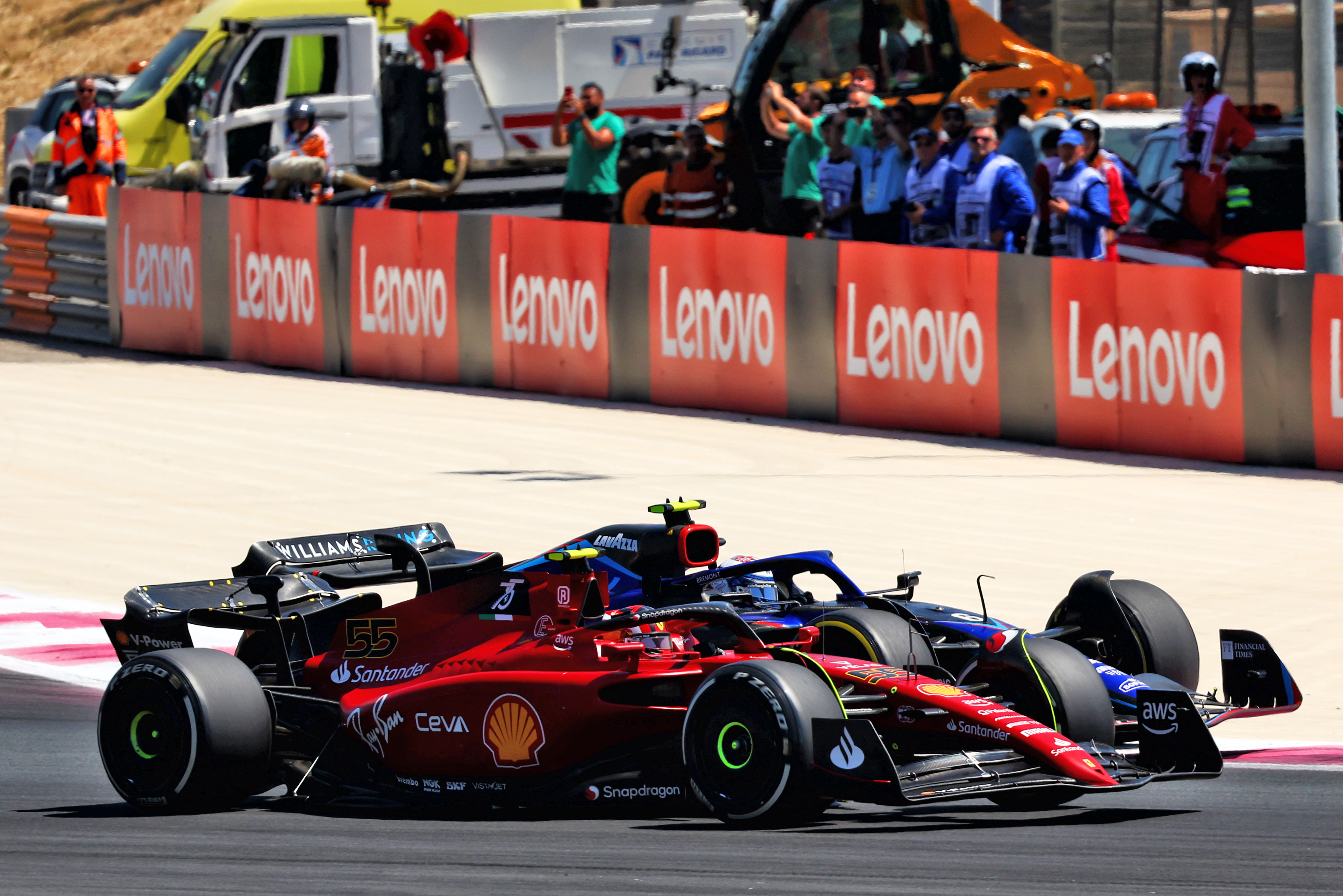 Motor Racing Formula One World Championship French Grand Prix Race Day Paul Ricard, France