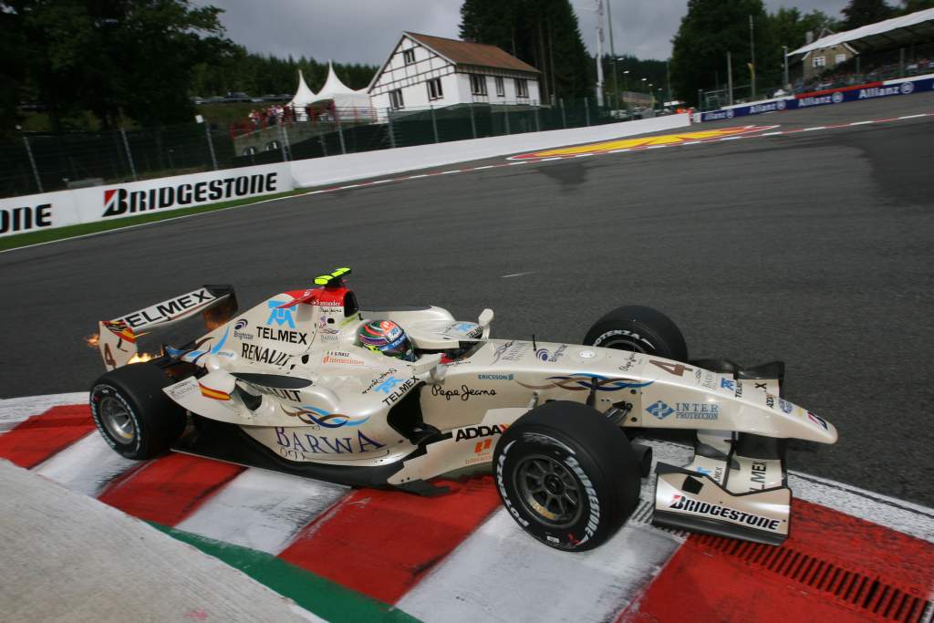 Sergio Perez Spa-Francorchamps GP2