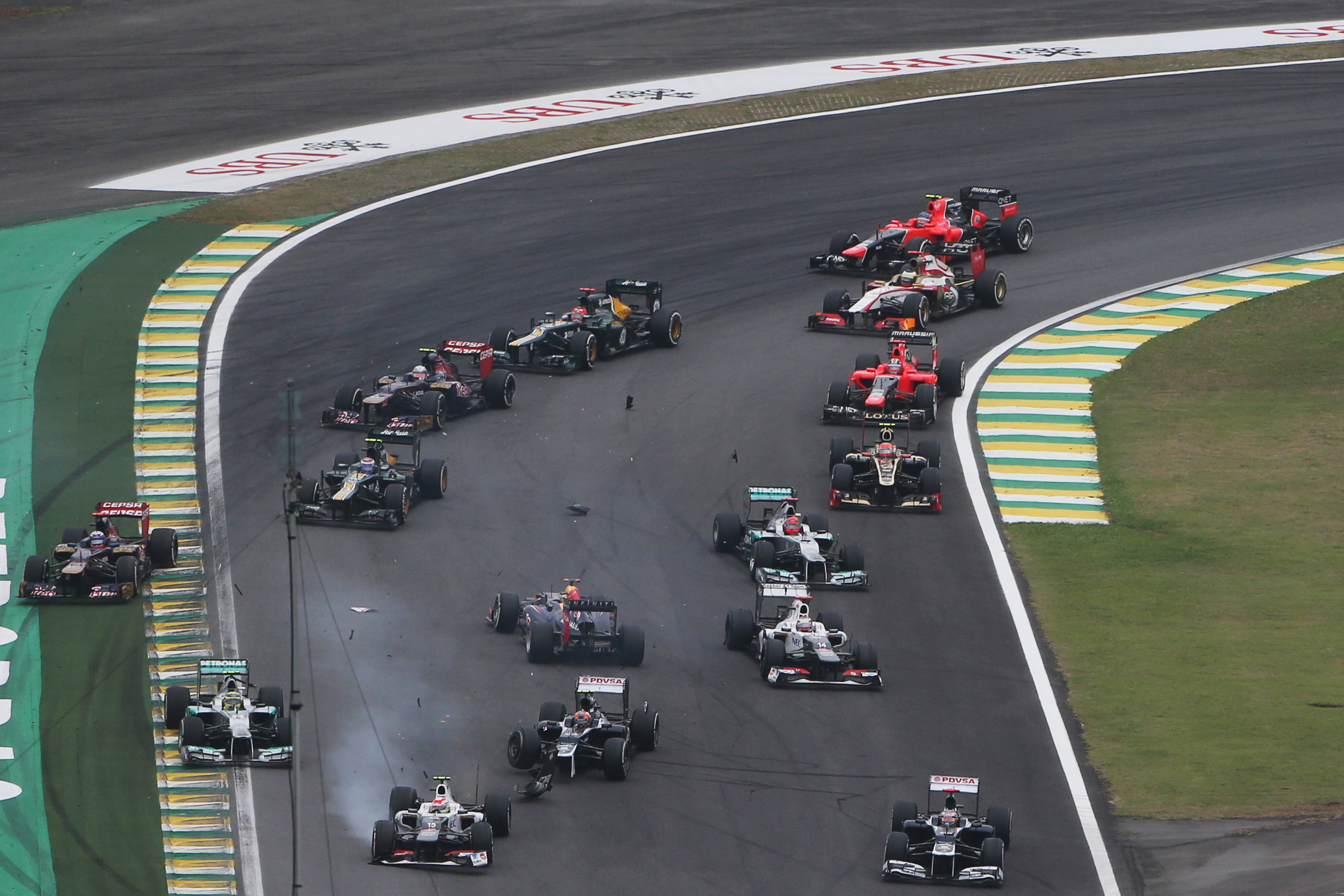 Motor Racing Formula One World Championship Brazilian Grand Prix Race Day Sao Paulo, Brazil