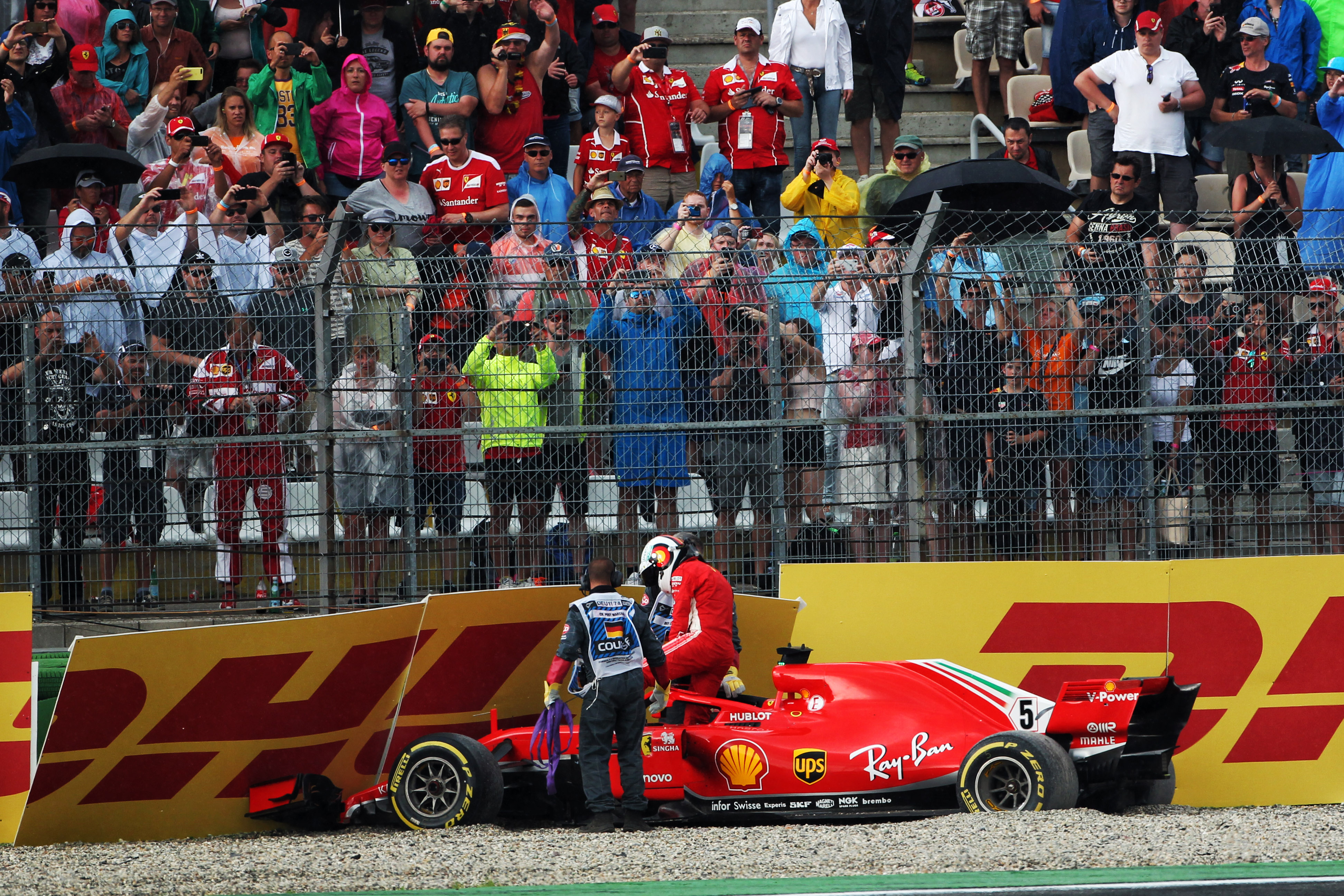 Motor Racing Formula One World Championship German Grand Prix Race Day Hockenheim, Germany