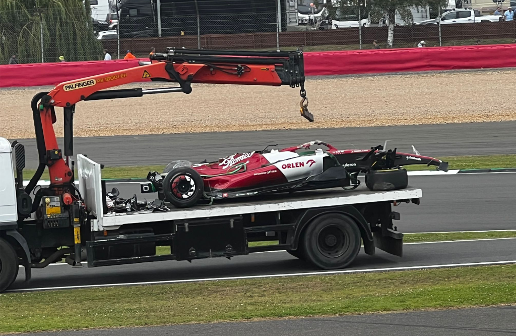 Guanyu Zhou Alfa Romeo British GP F1