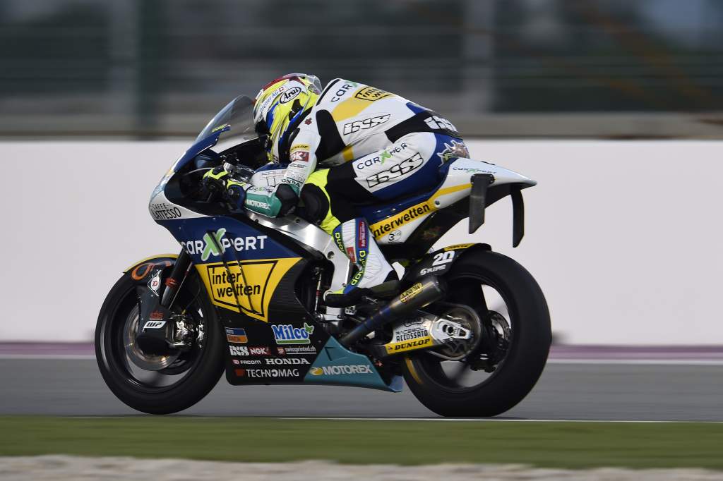 Dominique Aegerter Qatar Moto2 test