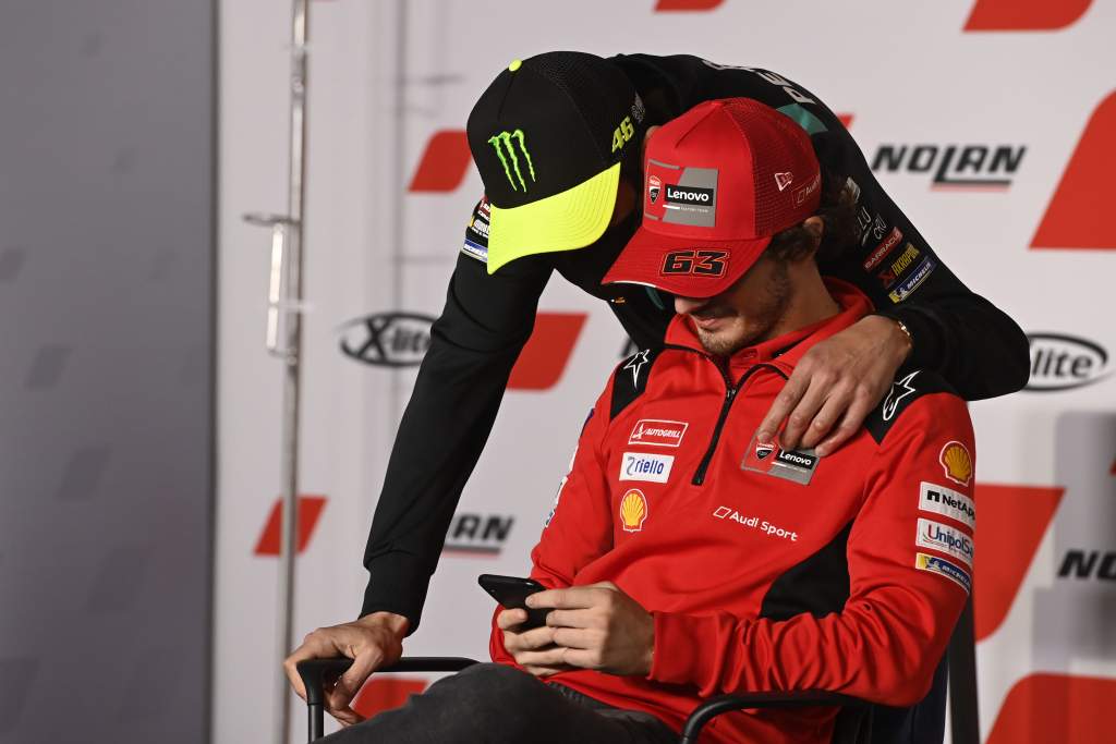 Valentino Rossi Francesco Bagnaia MotoGP