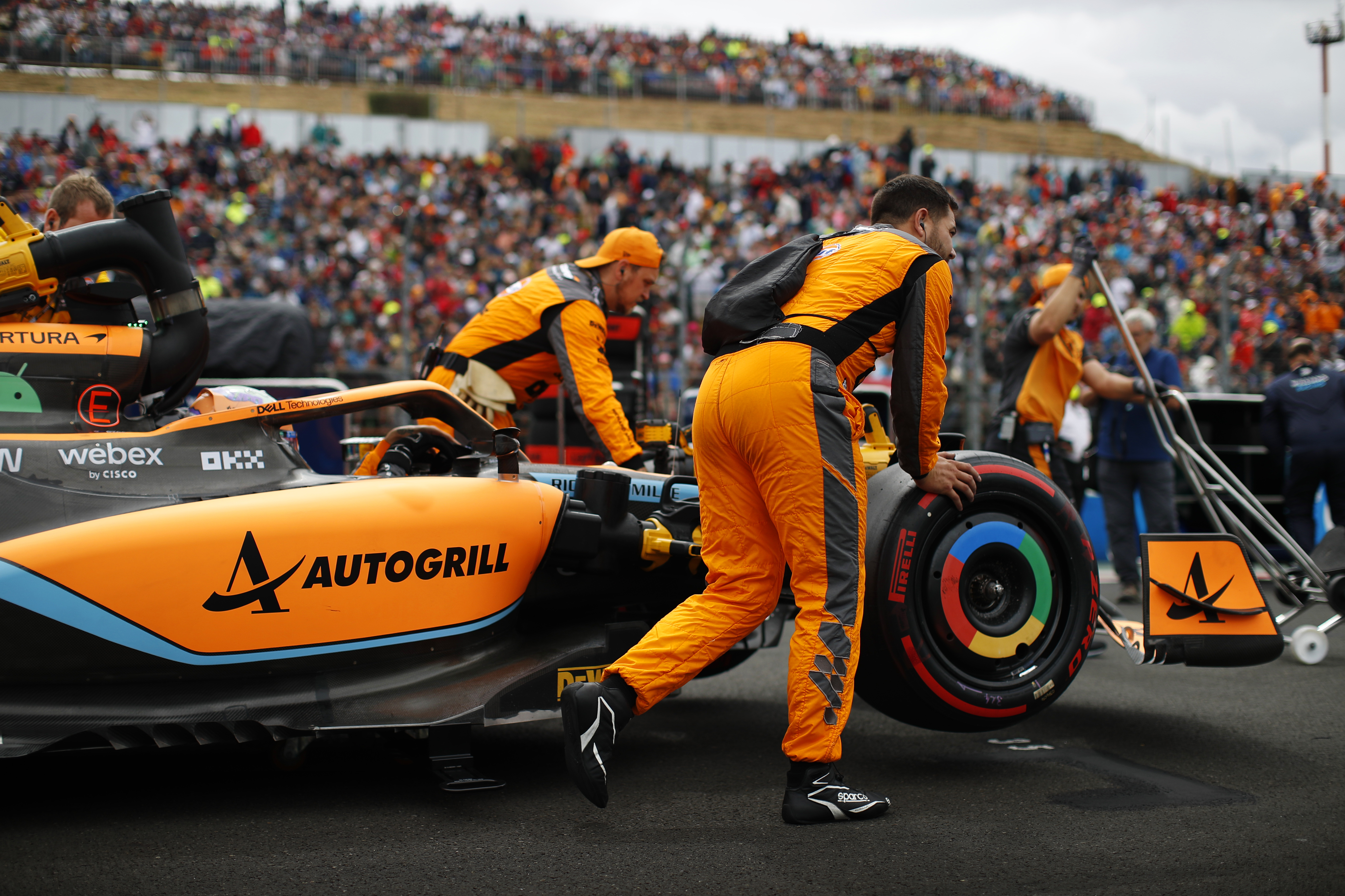 Daniel Ricciardo, Mclaren Mcl36, Arrives On The Grid