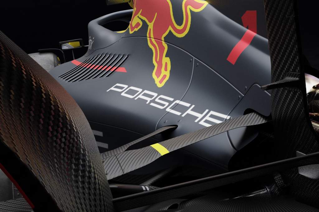 Red Bull Porsche F1 mock-up