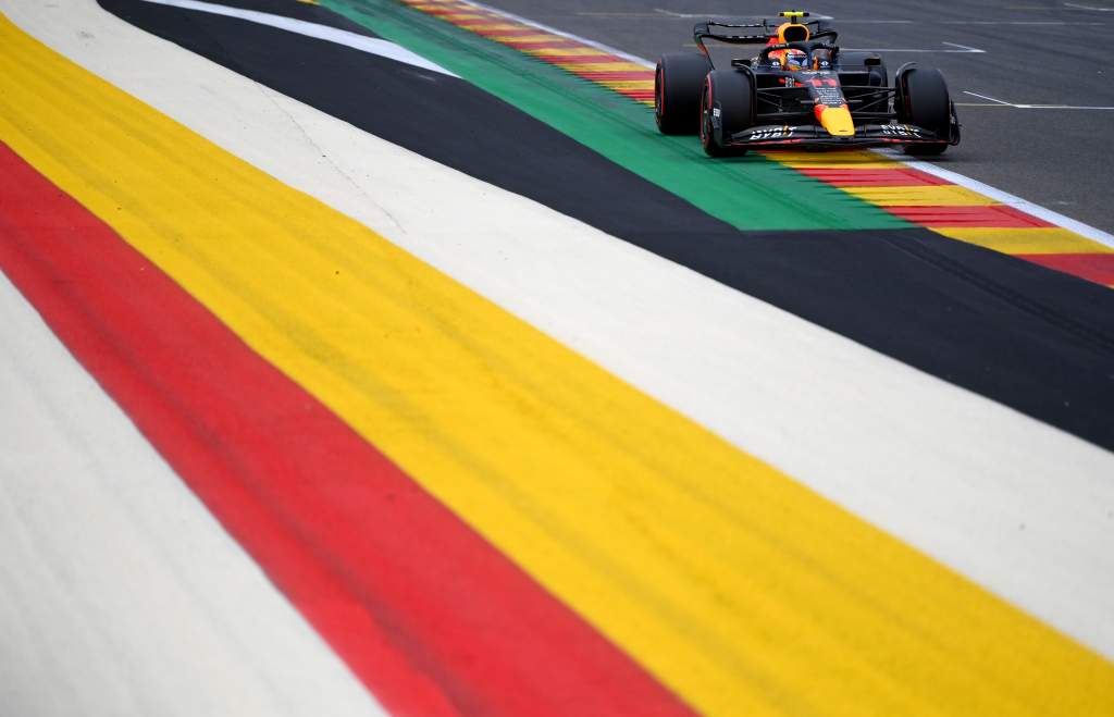 Sergio Perez Red Bull F1 Belgian GP Spa