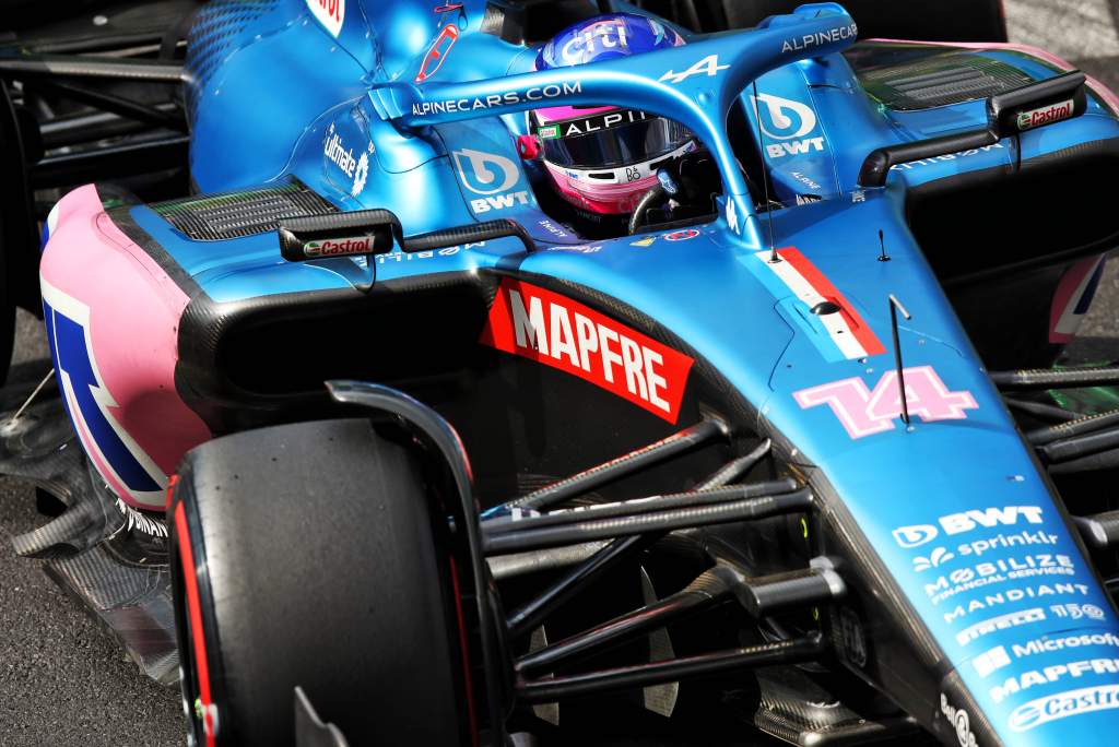 Szafnauer acha que Alonso está se movendo para baixo da grade. Ele está certo?