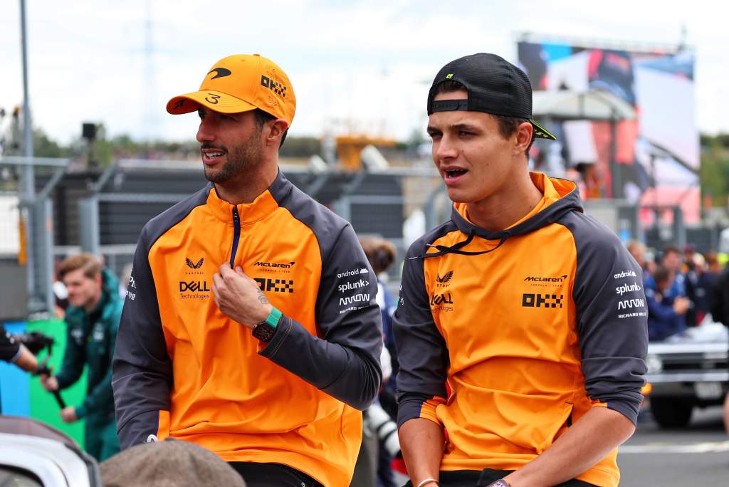 Daniel Ricciardo Lando Norris McLaren F1