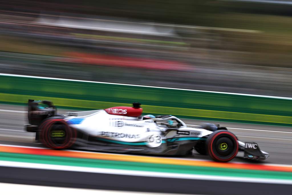 George Russell Mercedes F1 Belgian GP Spa-Francorchamps