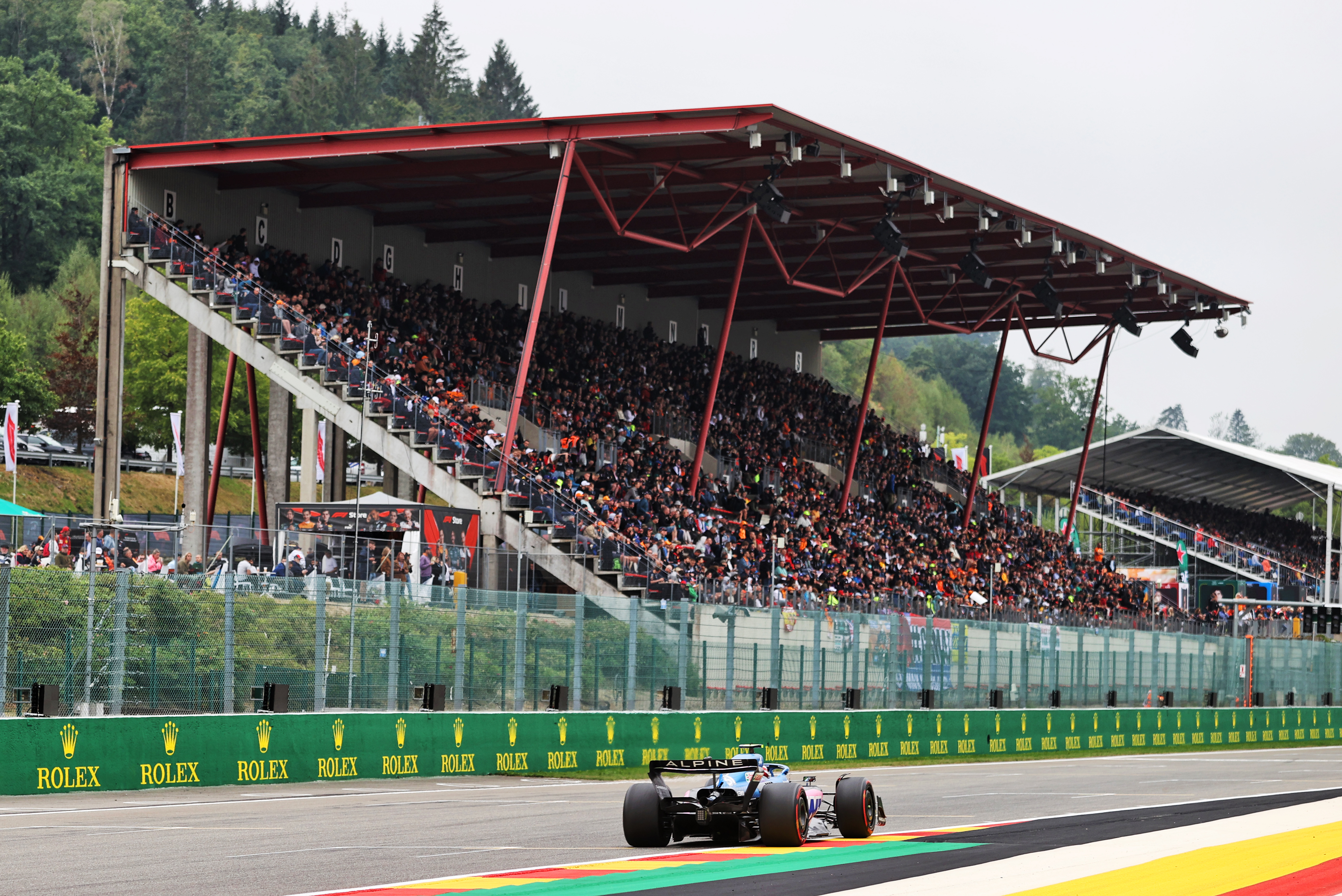 Motor Racing Formula One World Championship Belgian Grand Prix Qualifying Day Spa Francorchamps, Belgium