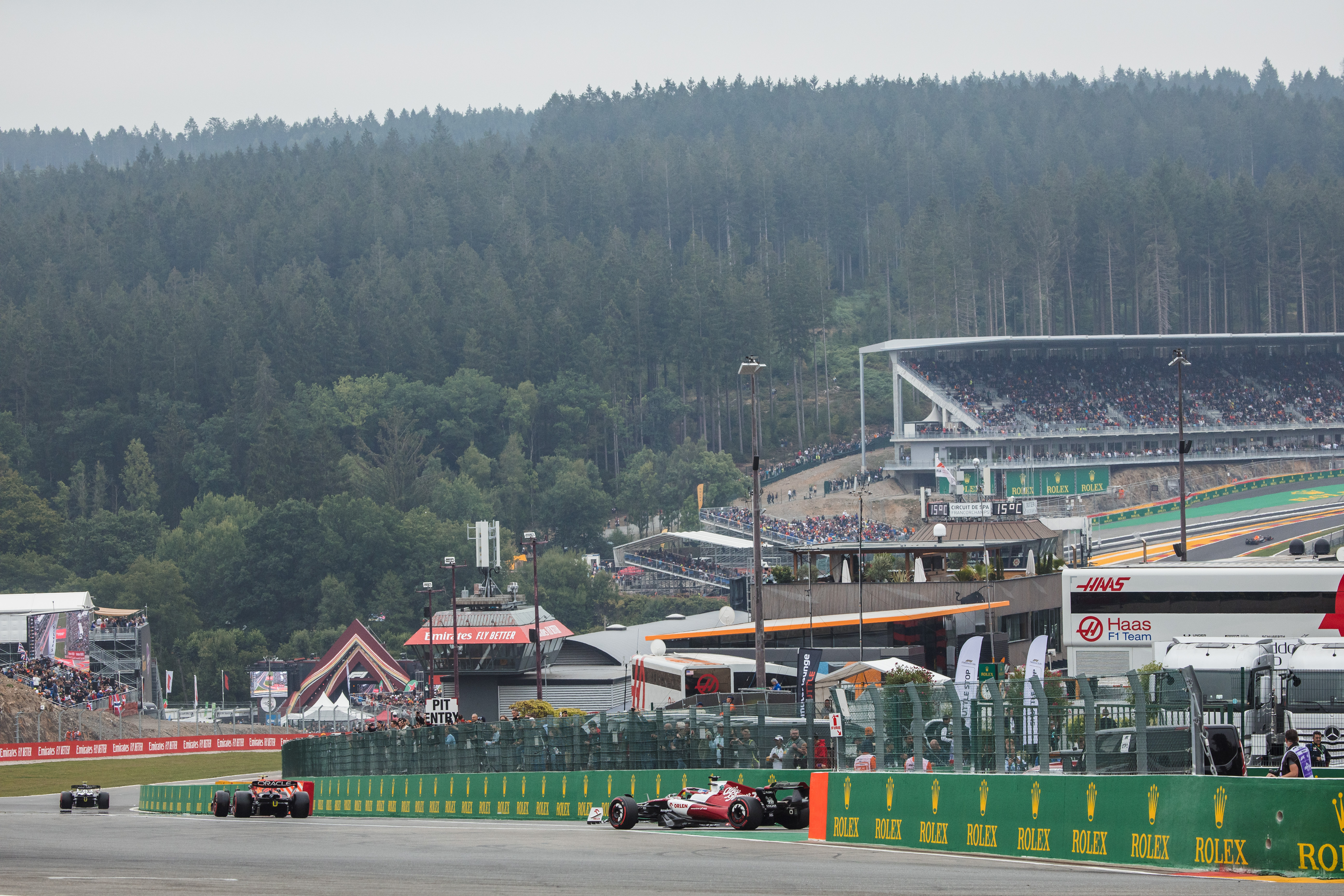 Motor Racing Formula One World Championship Belgian Grand Prix Qualifying Day Spa Francorchamps, Belgium