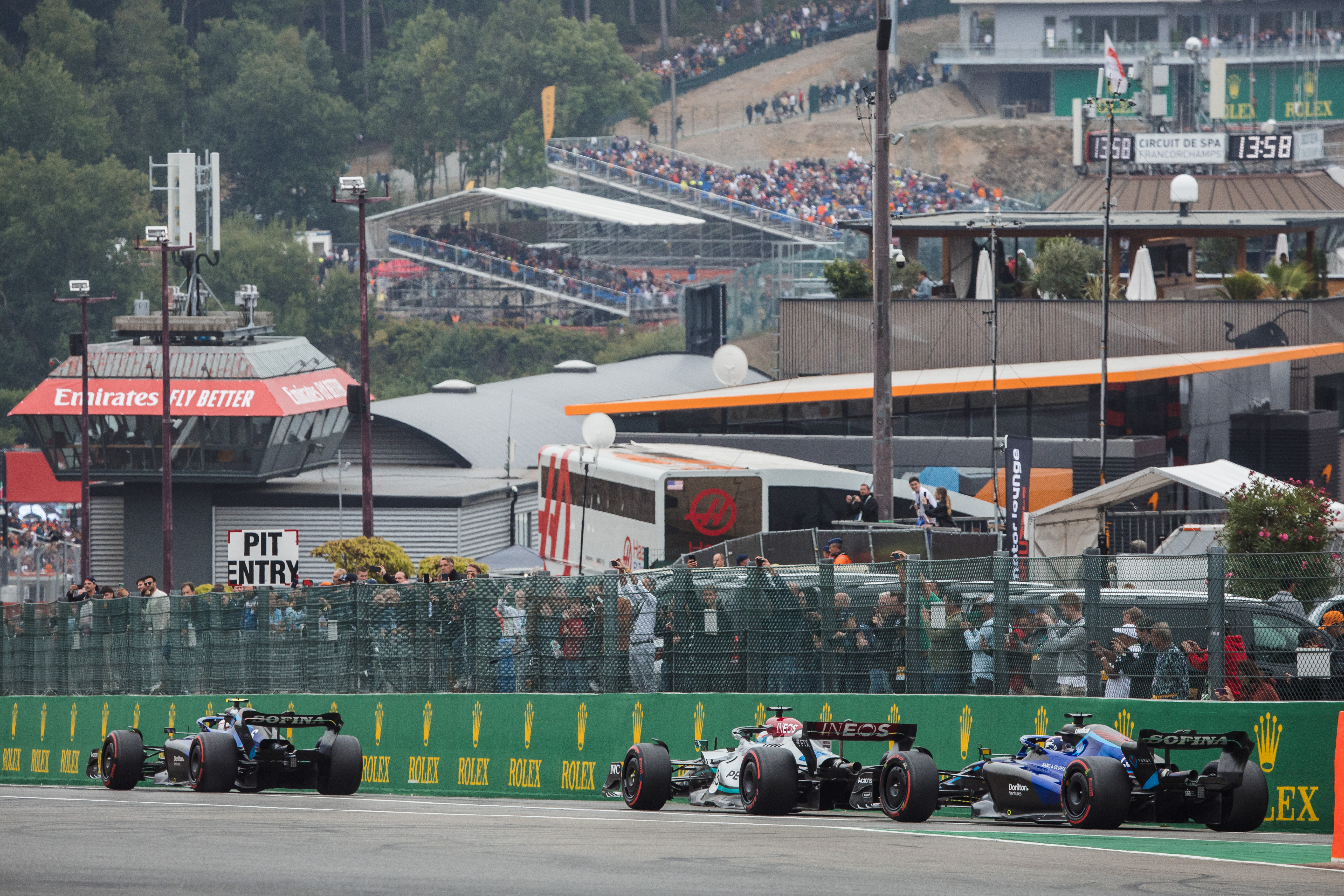 Motor Racing Formula One World Championship Belgian Grand Prix Qualifying Day Spa Francorchamps, Belgium